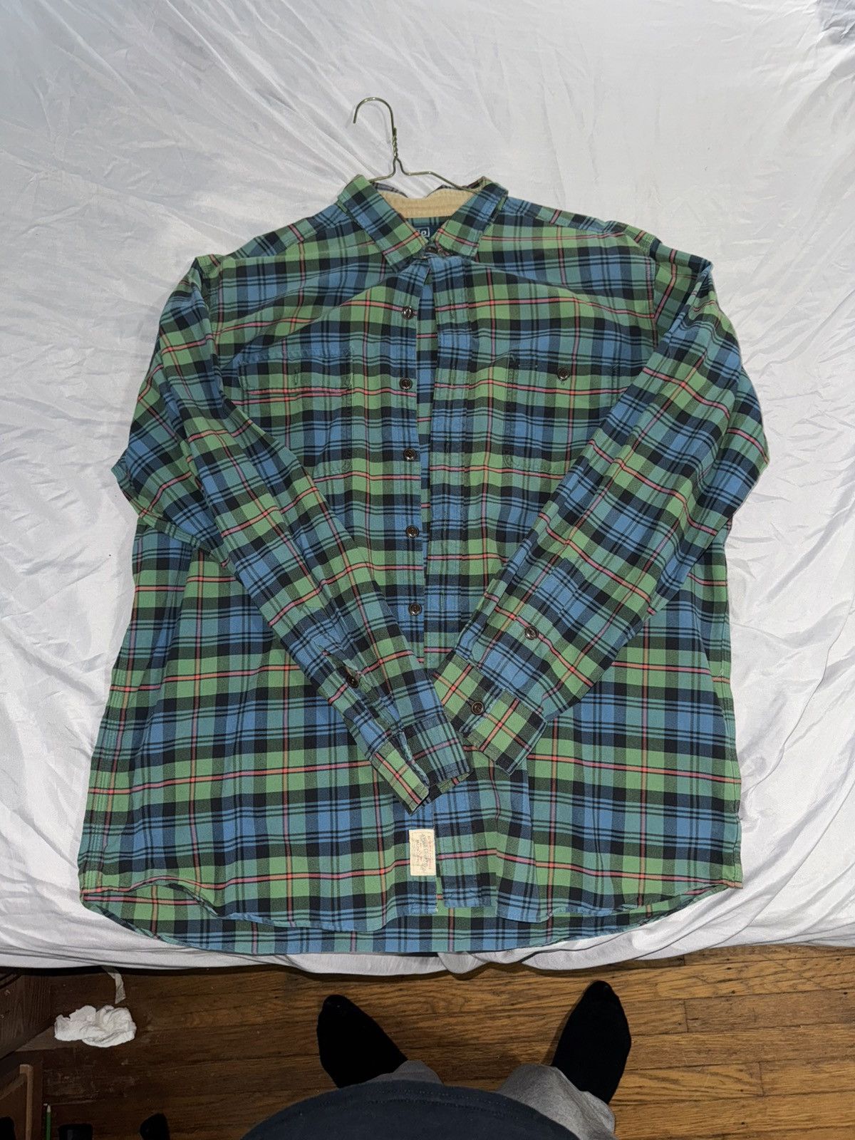 Polo Ralph Lauren Green flannel Size US XL / EU 56 / 4 - 2 Thumbnail