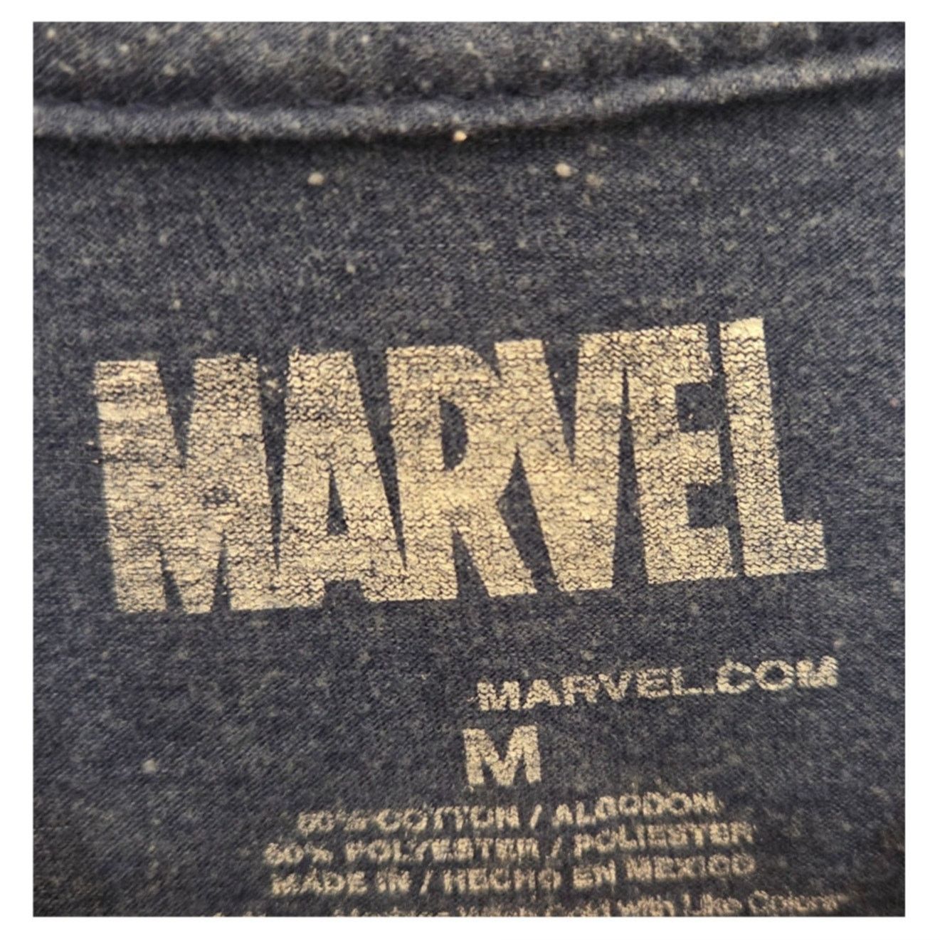 Marvel Comics Marvel Super Heroes Chibi Navy Blue Men's Medium Shirt Size US M / EU 48-50 / 2 - 6 Thumbnail