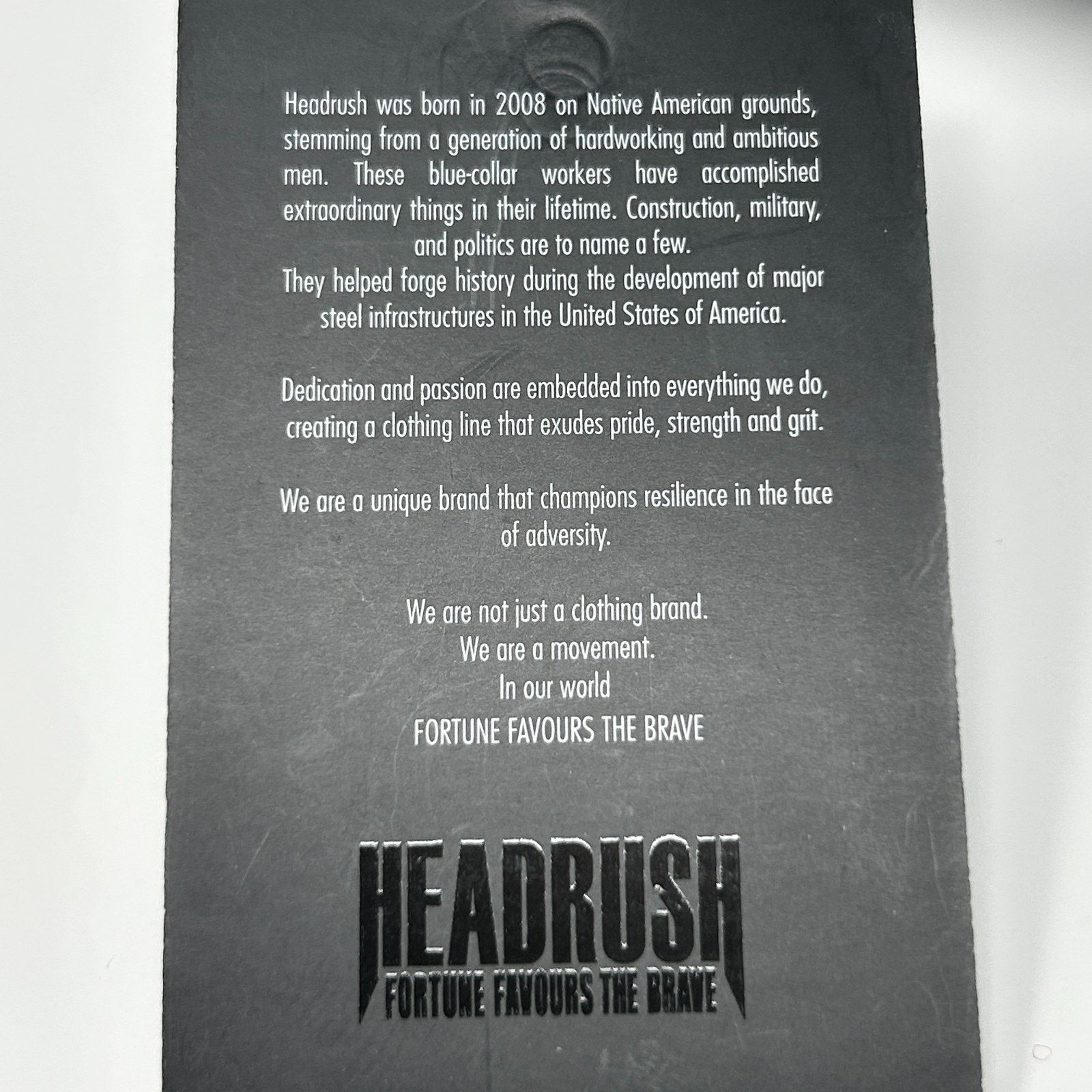 Other Headrush Brand Fortune Favors the Brave Hat Baseball Cap MMA Size ONE SIZE - 9 Thumbnail