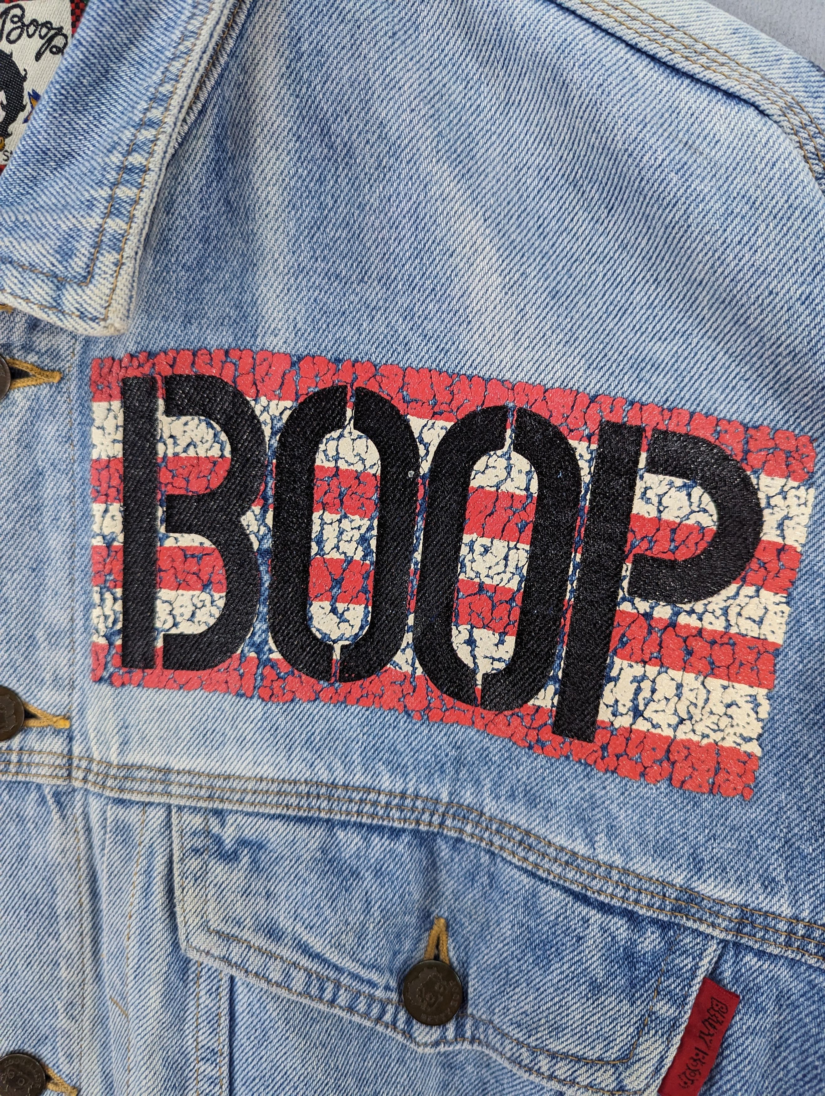 Disney Vintage 90s Betty Boop Boxy Denim Jacket Size US L / EU 52-54 / 3 - 11 Thumbnail
