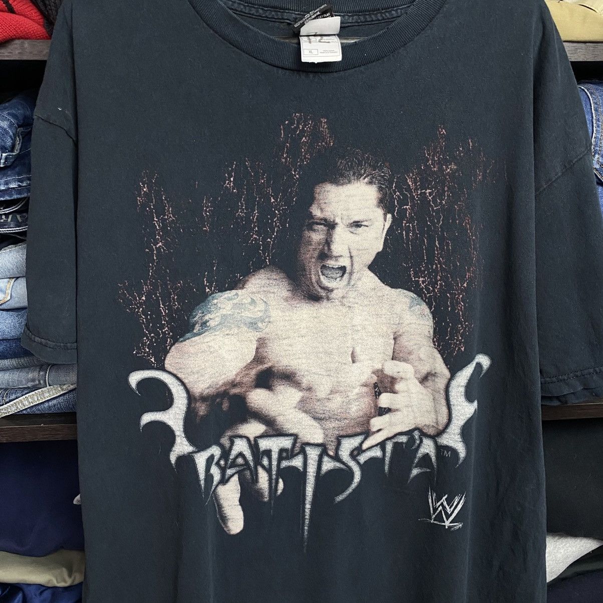 WWE Vintage Wrestling WWE Batista 2007 Big logo tee size XL Size US XL / EU 56 / 4 - 2 Thumbnail
