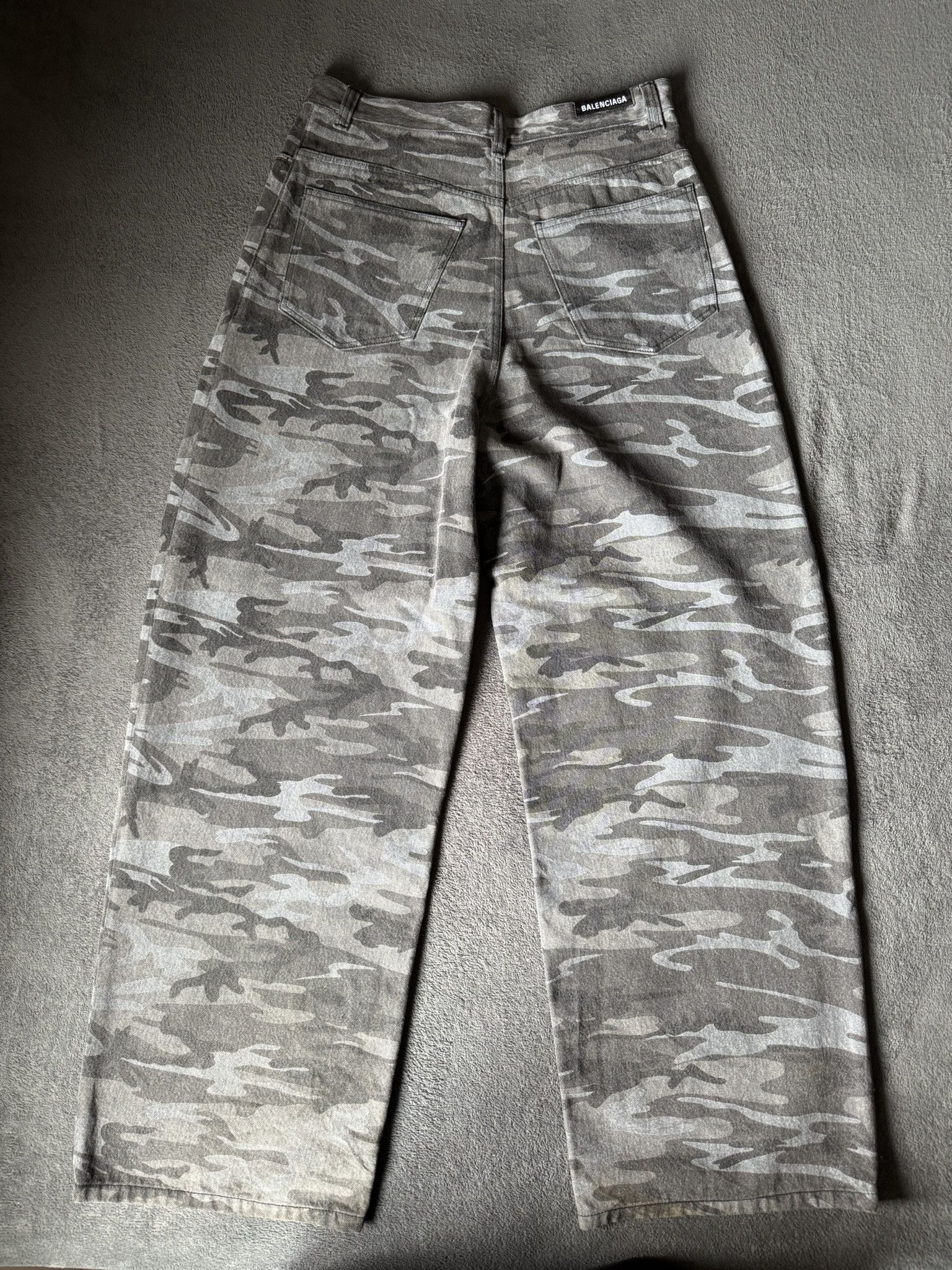 Balenciaga Balenciaga Wide Baggy Camo Denim Size US 32 / EU 48 - 6 Thumbnail