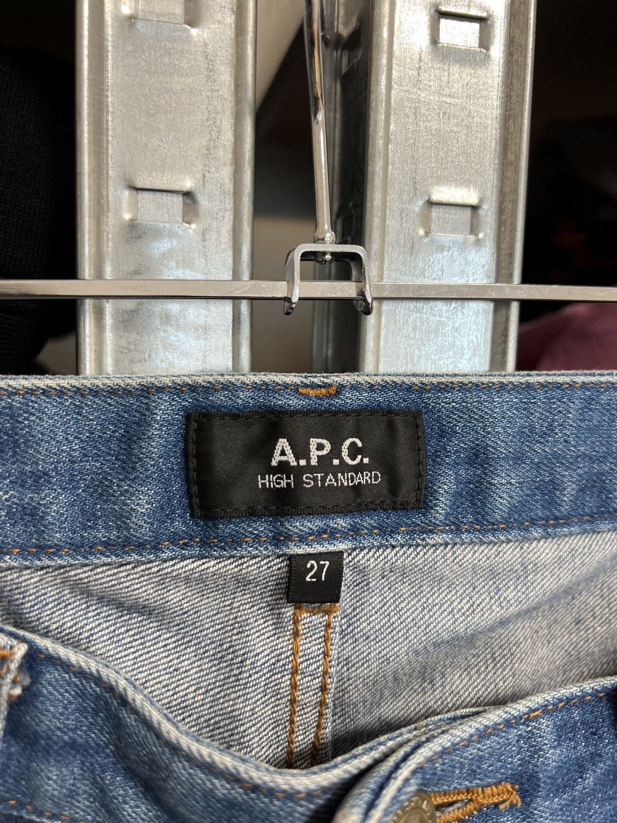 A.P.C. × Vintage Vintage A.P.C High Standard Blue Jeans Size 27 Size 27" / US 4 / IT 40 - 6 Thumbnail