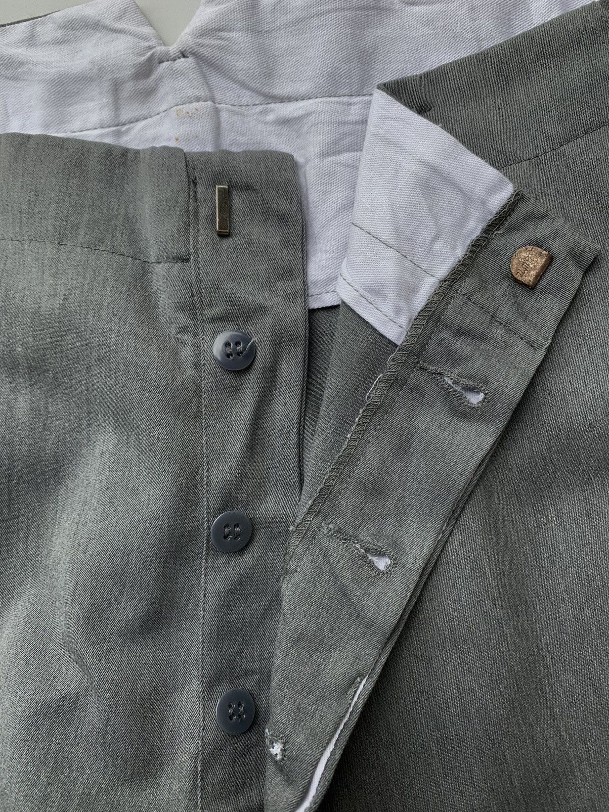 Japanese Brand kanetolon kurouma / kurodoruma 1980s japanese tobi workpants Size US 36 / EU 52 - 6 Thumbnail