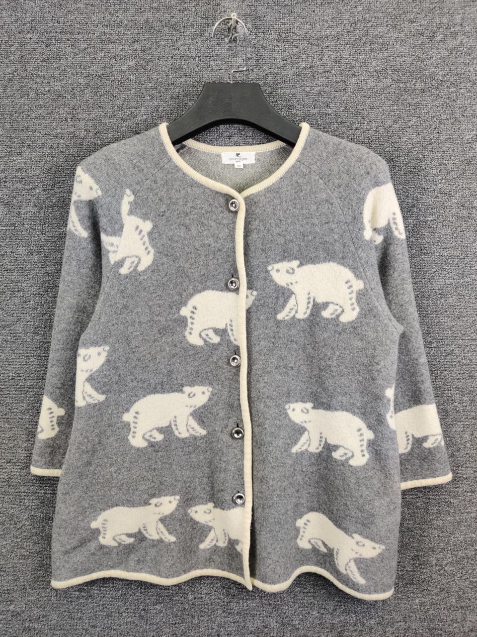 Courreges Courreges Paris Polar Bear Mohair Cardigan Button Ups Size US L / EU 52-54 / 3 - 1 Thumbnail