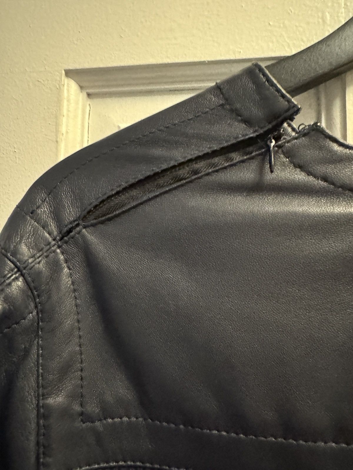 Dirk Bikkembergs Calf leather knit v nk combo sweater Size US S / EU 44-46 / 1 - 4 Thumbnail