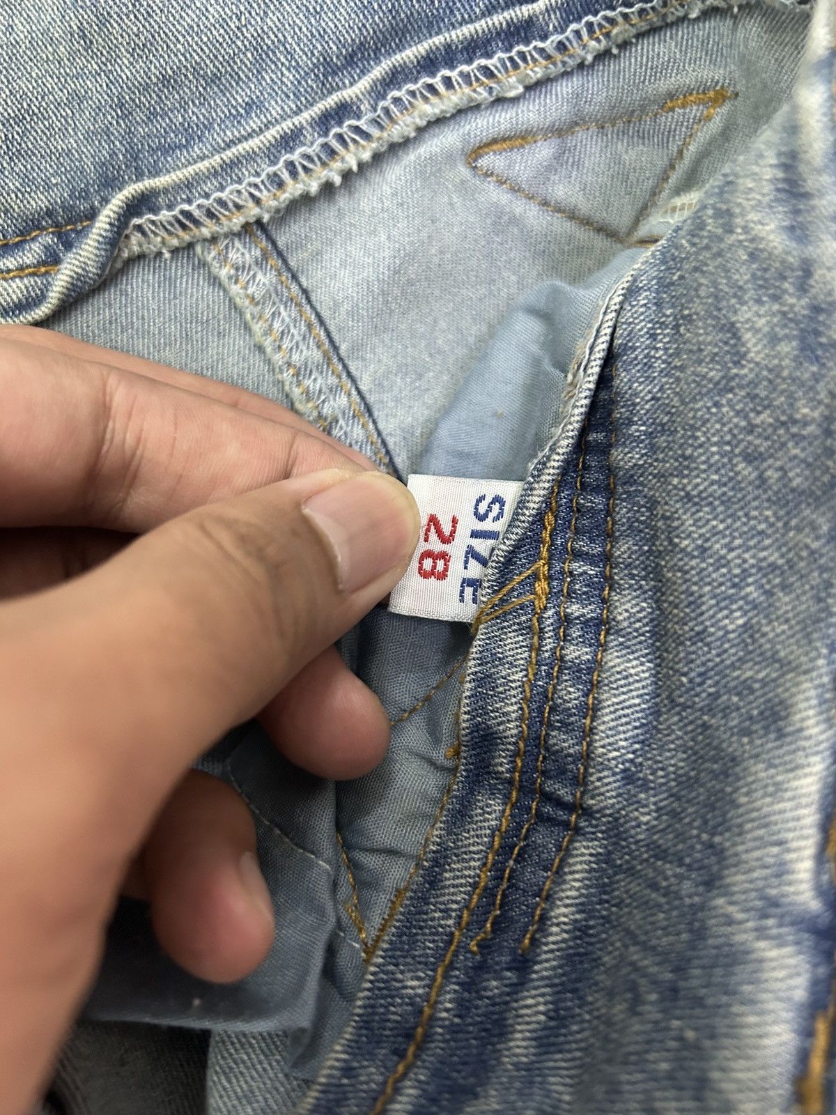 Japanese Brand × Vintage 💥 Vintage Japanese Punk Style Boot Cut Jeans Size 28" / US 6 / IT 42 - 18 Thumbnail