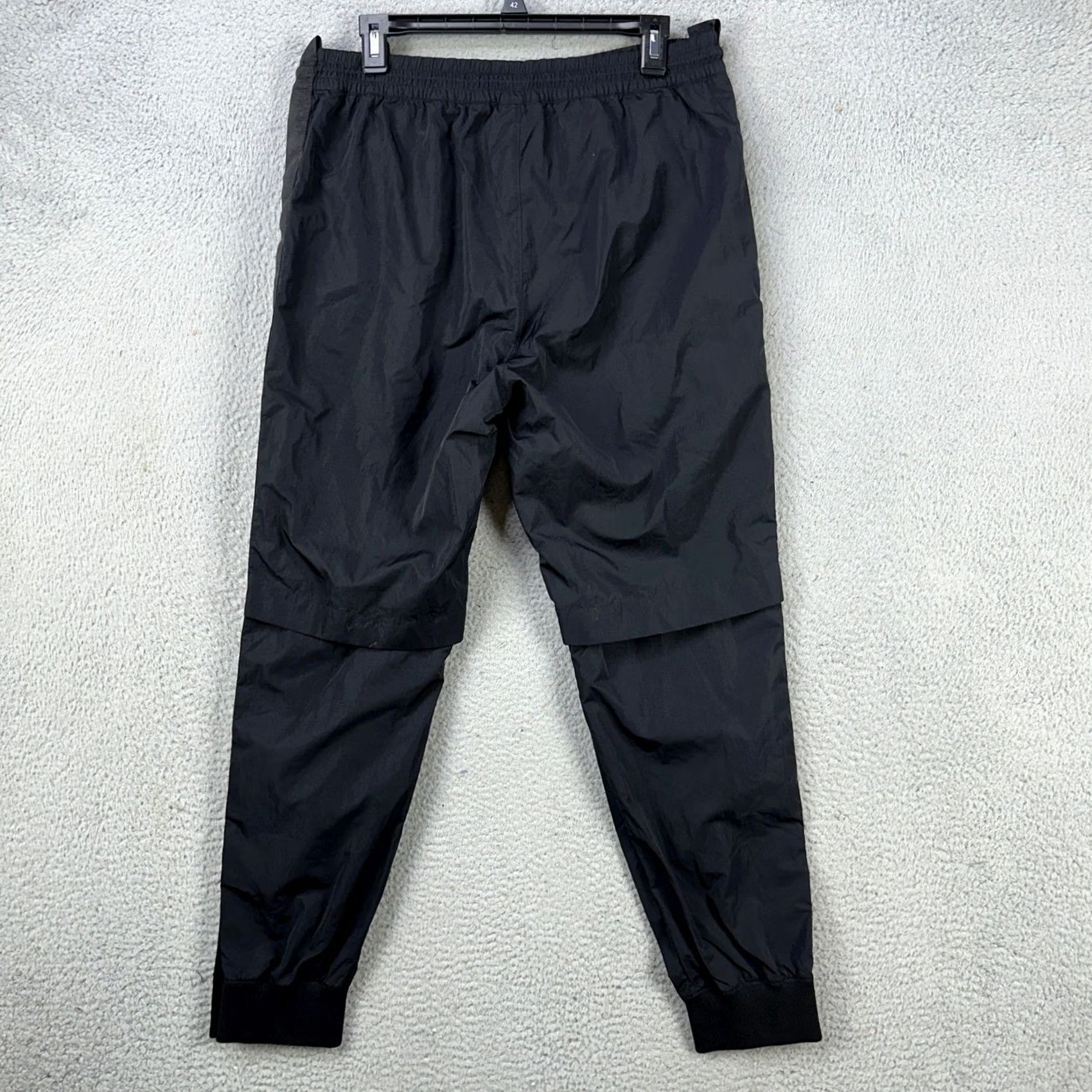 Athleta VINTAGE Athleta Allyson Felix Women Track Pants Medium Black Nylon Zip Pocket NEW Size 32" / US 10 / IT 46 - 3 Thumbnail