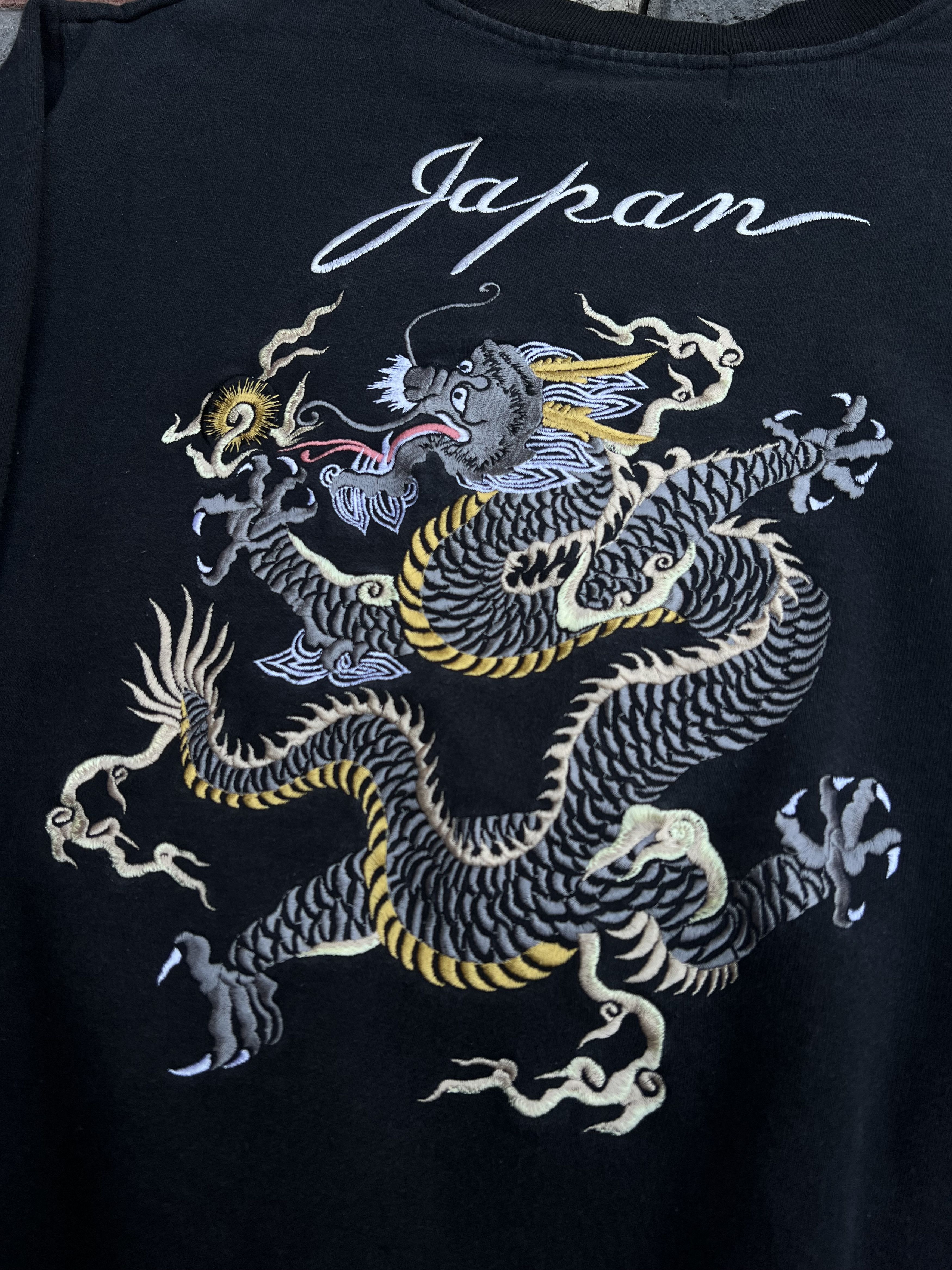 Japanese Brand 2000s Sukajan Toyo Dragon Embroidery Crewneck y2k Ifsix Size US M / EU 48-50 / 2 - 3 Thumbnail