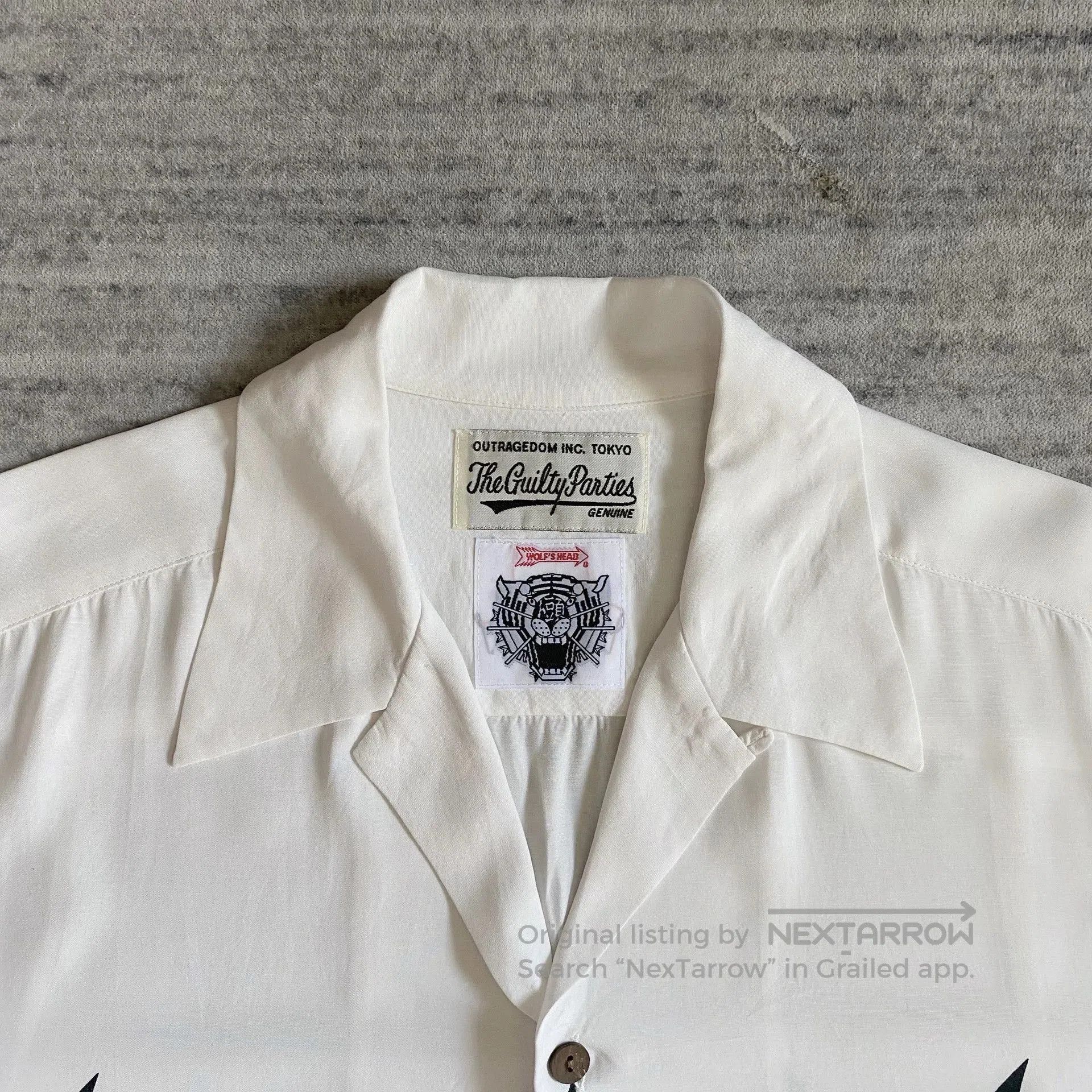 Wacko Maria WackoMaria Skull Tattoo Short Sleeve Shirt. Size US M / EU 48-50 / 2 - 4 Thumbnail