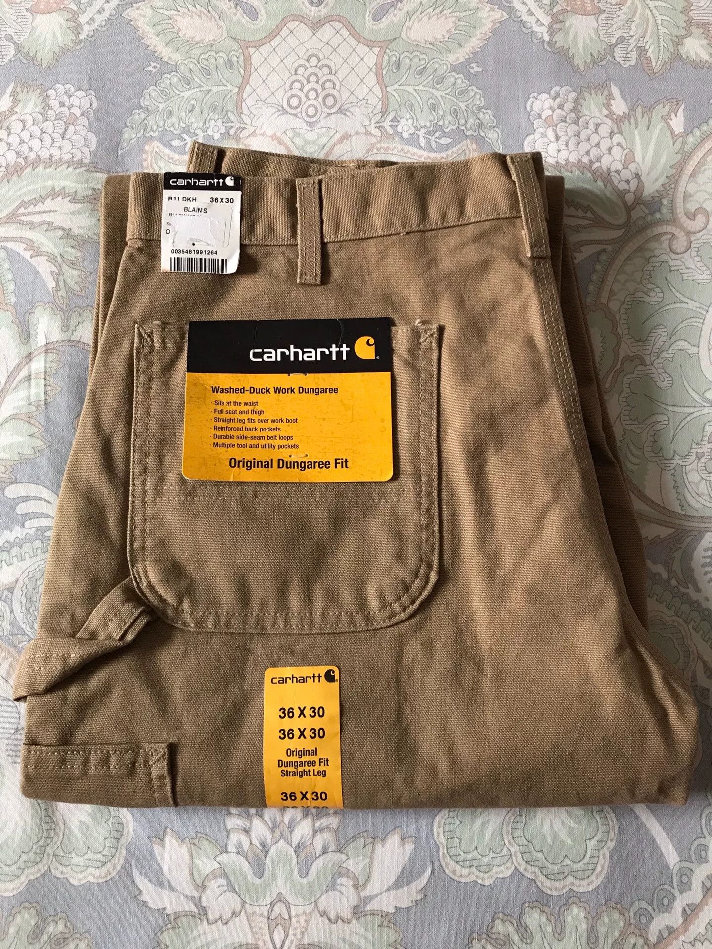 Carhartt Carhartt B11 W36L30 Canvas Work Pants Size US 36 / EU 52 - 1 Thumbnail