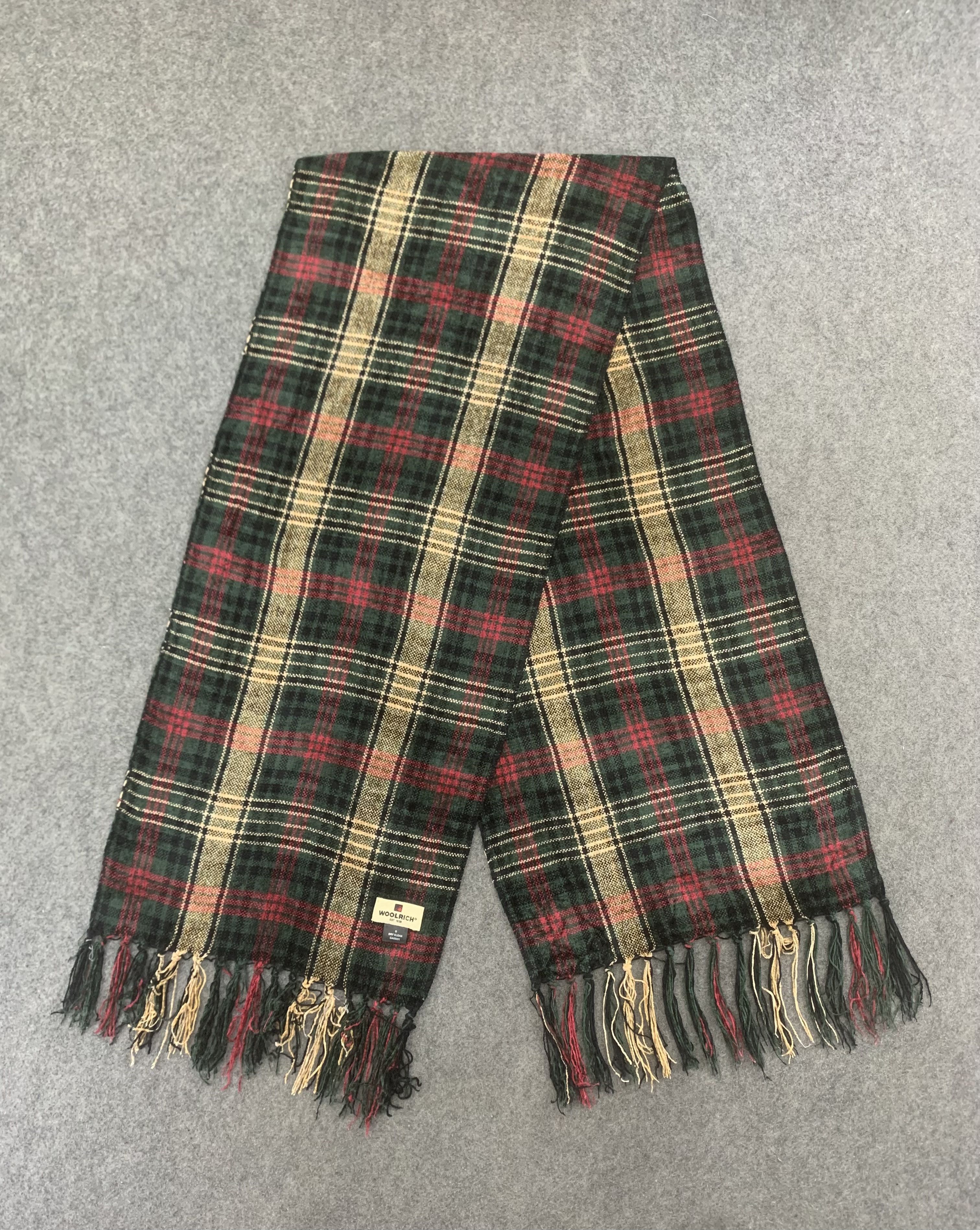 Woolrich Woolen Mills Woolrich Scarf Wool Muffler Neck Wrap BL9236 Size ONE SIZE - 4 Thumbnail