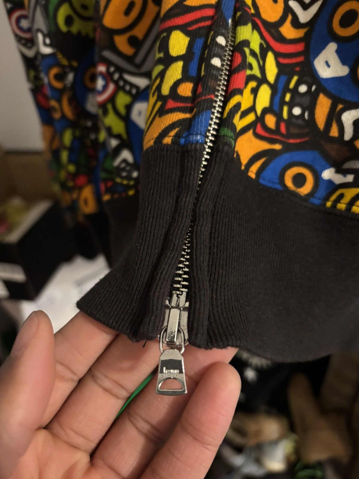 Bape Baby milo marvel comics full zip Size US L / EU 52-54 / 3 - 6 Thumbnail