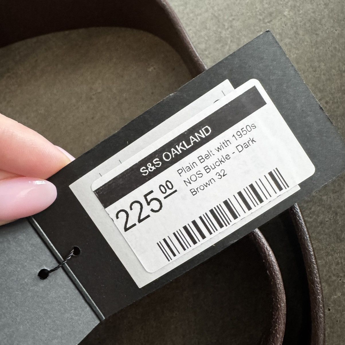 BLACK SIGN NWT Black Sign Belt Size 32 - 2 Thumbnail