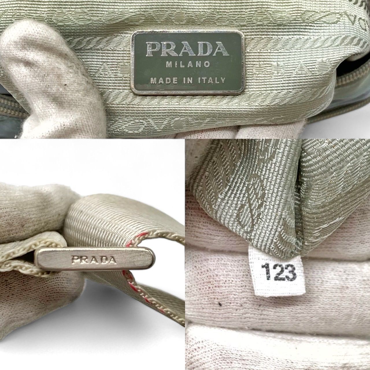 Prada Prada - Shoulder Bag Light Blue Nylon Crossbody Size ONE SIZE - 6 Thumbnail