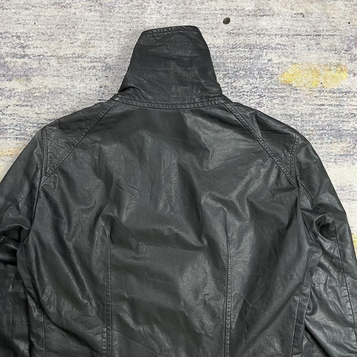 Rick Owens Rick owens high neck leather jacket Size US S / EU 44-46 / 1 - 9 Thumbnail