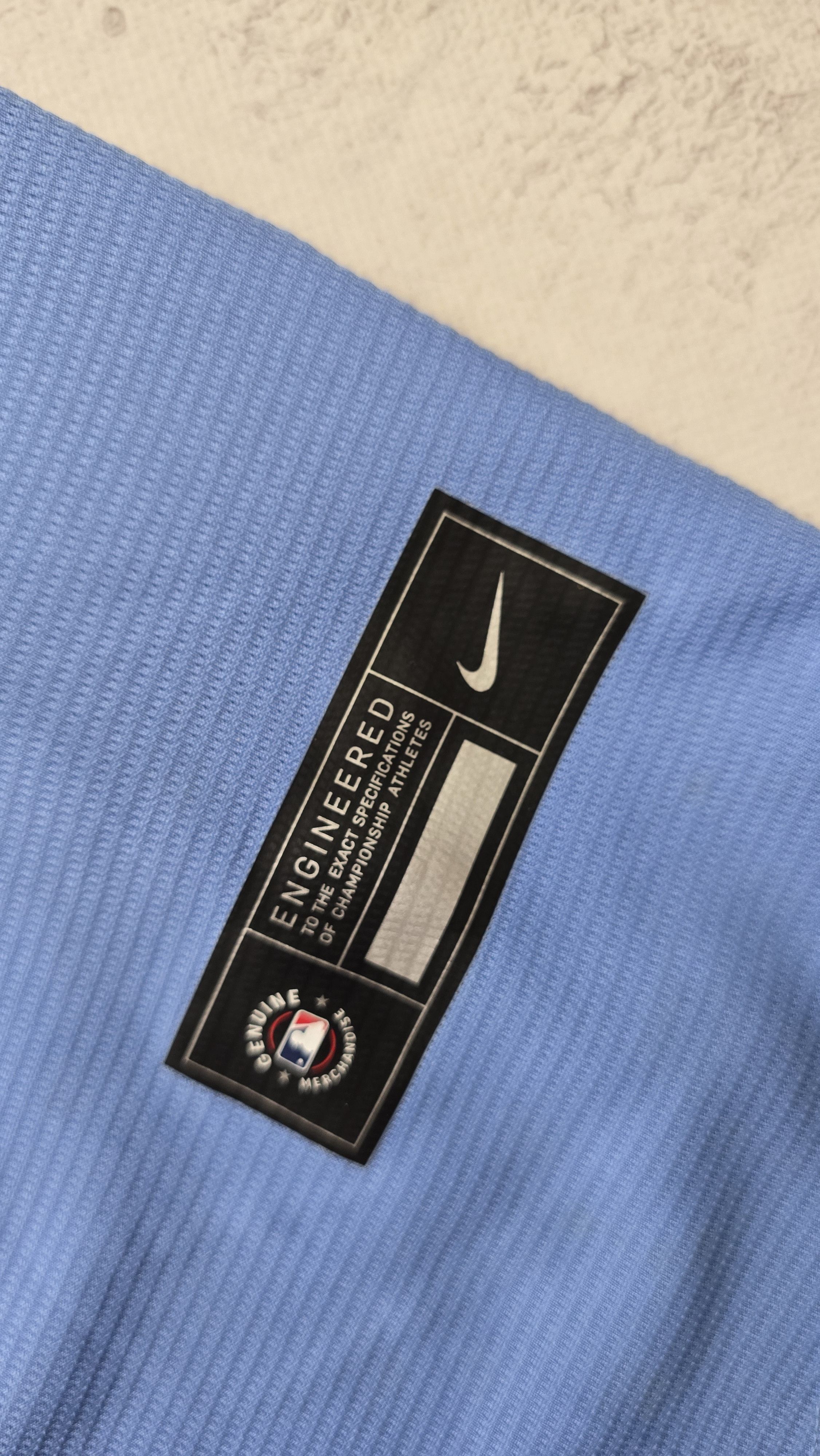 Nike Nike Blue Philadelphia Phillies Throwback Baseball Jersey Size US L / EU 52-54 / 3 - 9 Thumbnail