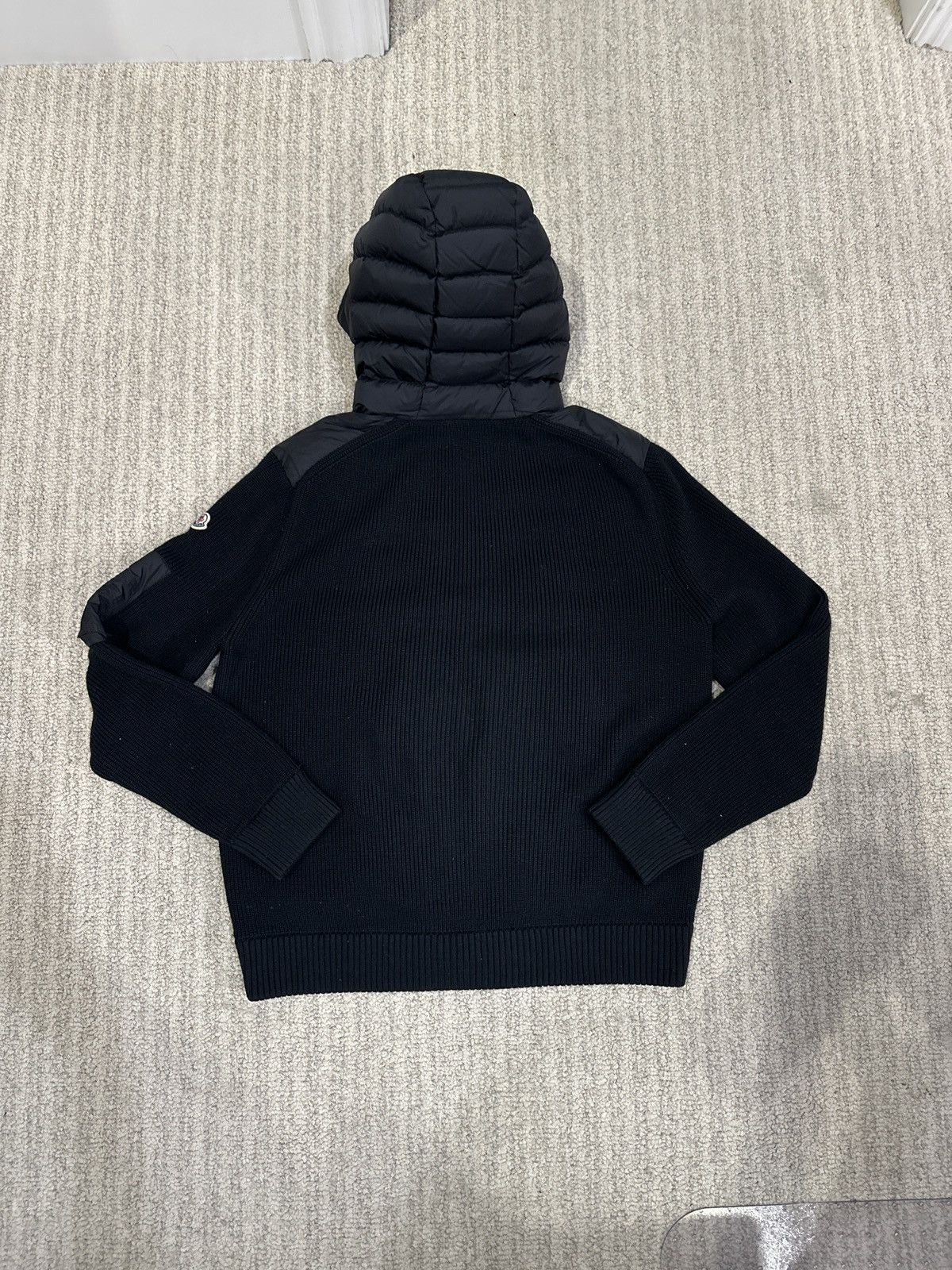 Moncler Moncler Wool Blend Tricot Down Jacket Size US XXL / EU 58 / 5 - 2 Thumbnail