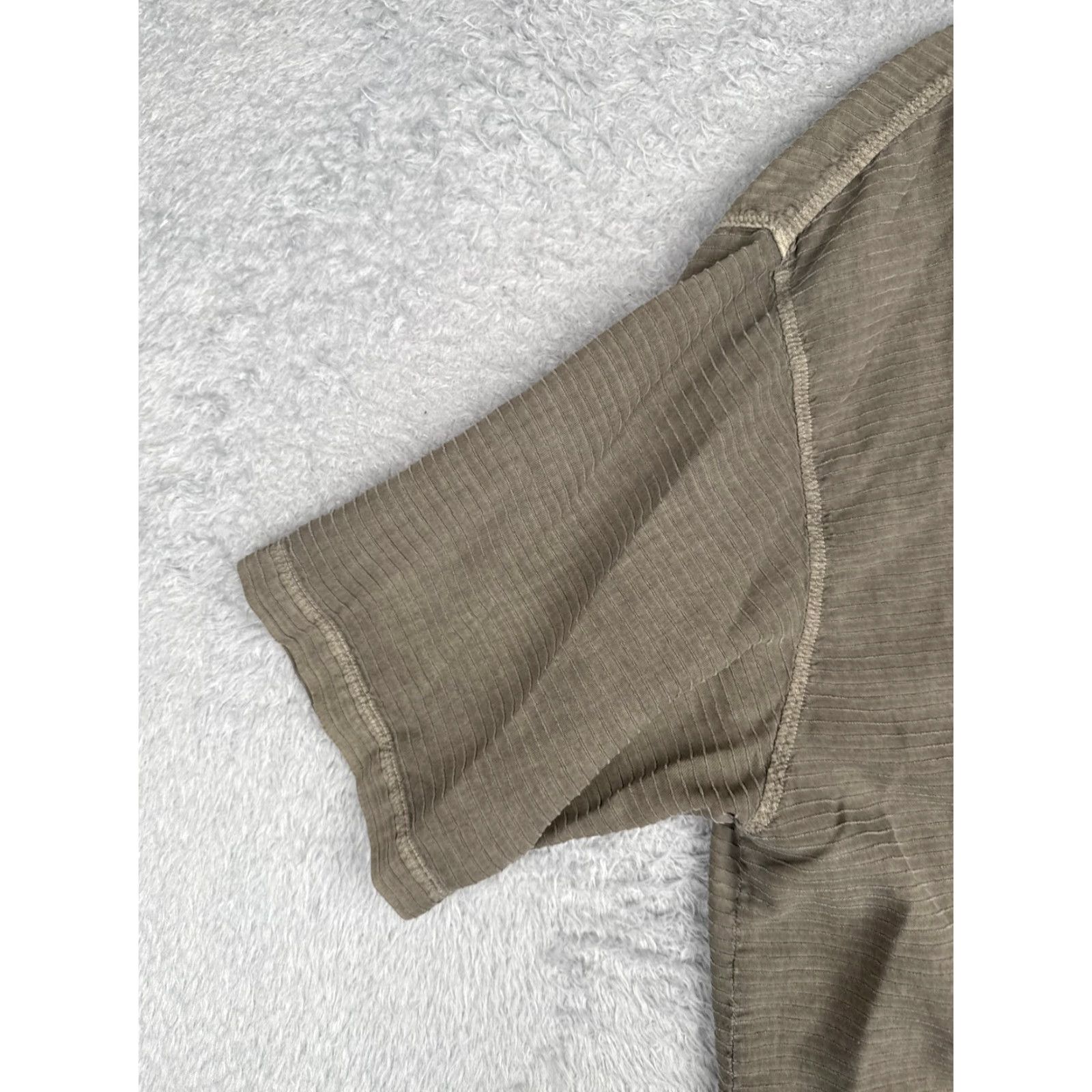 Tommy Bahama Tommy Bahama Shirt Men Medium Gray Silk Blend Hawaiian Wood Button Up READ Size US M / EU 48-50 / 2 - 3 Thumbnail