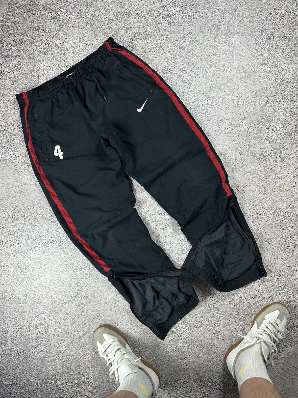 Nike Vintage Nike Nylon Trackpants Baggy Y2K Drill Style Size US 32 / EU 48 - 3 Thumbnail