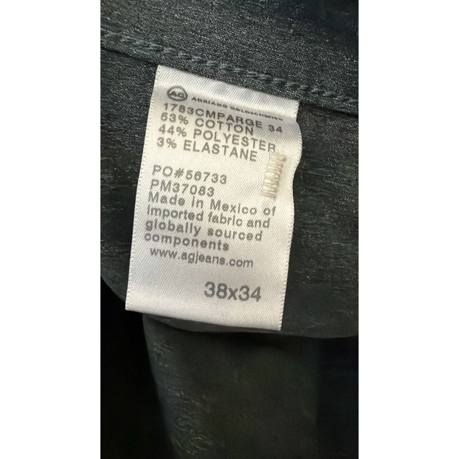 AG Adriano Goldschmied AG Adriano Goldschmied Mens Slim Pants $215 Size 38/34 Size US 38 / EU 54 - 7 Thumbnail