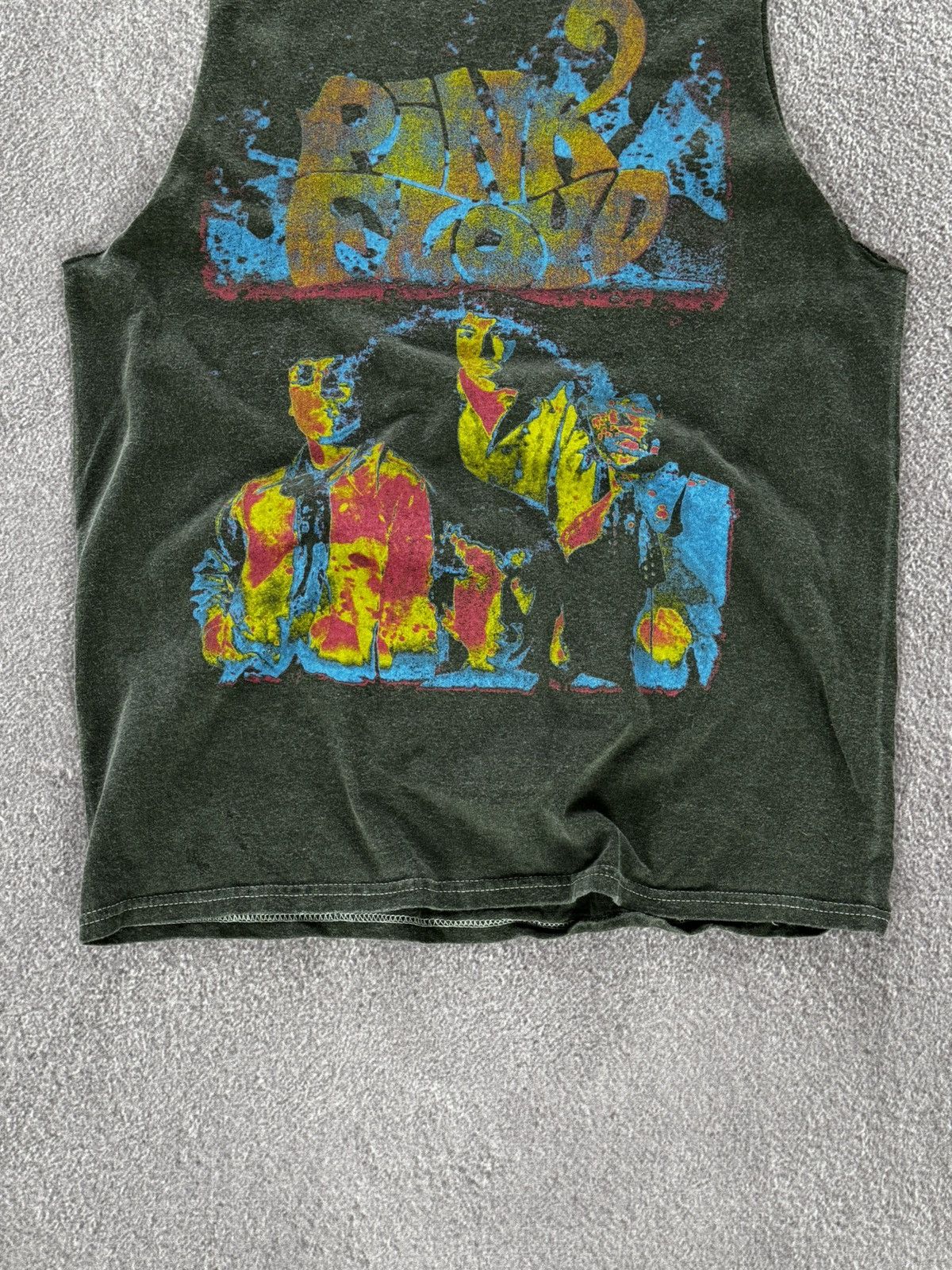 Band Tees Pink Floyd Black Faded Unique Design Band Tank Top Size US M / EU 48-50 / 2 - 3 Thumbnail