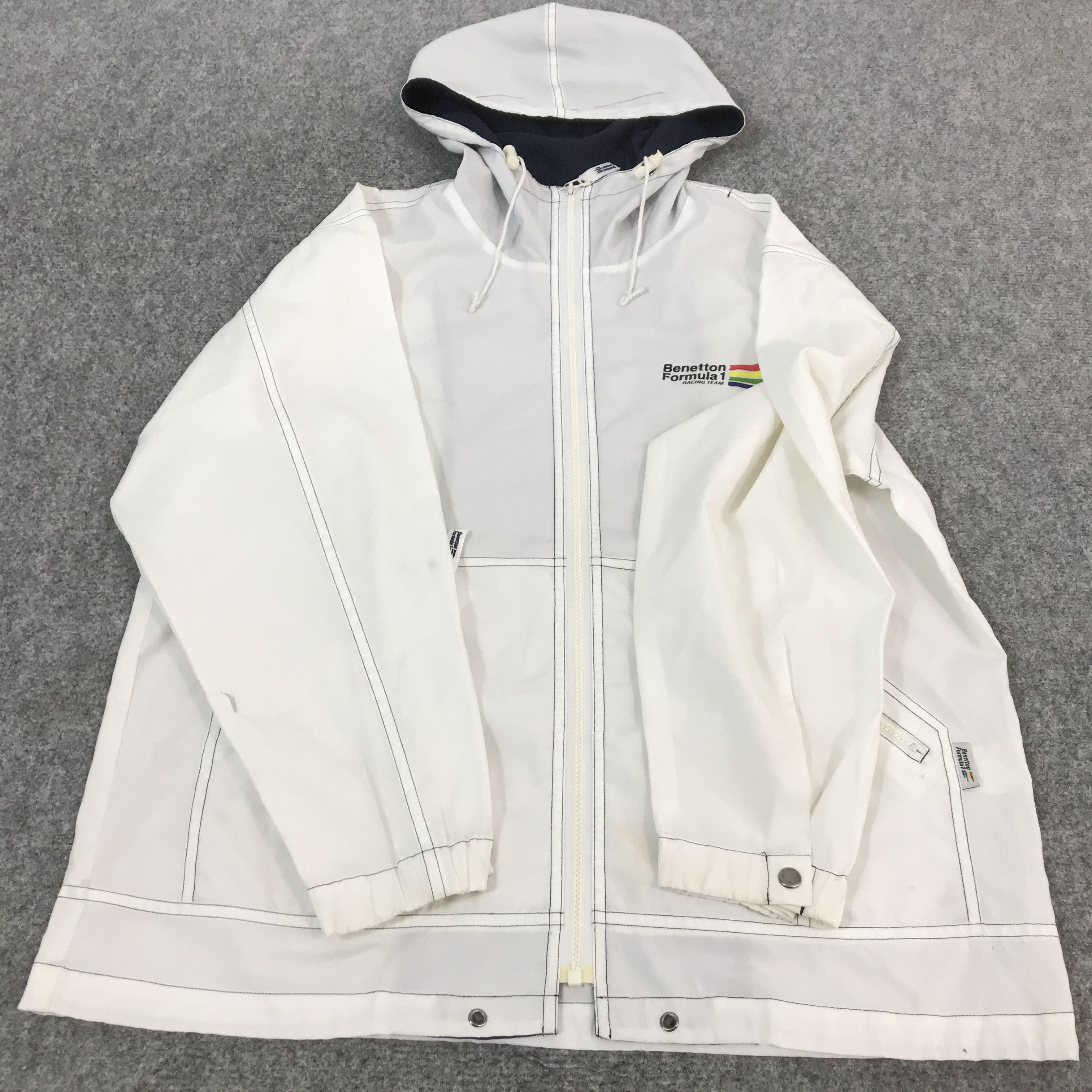 Benetton BENETTON FORMULA 1 RACING TEAM HOODIES JACKET Size US L / EU 52-54 / 3 - 8 Thumbnail