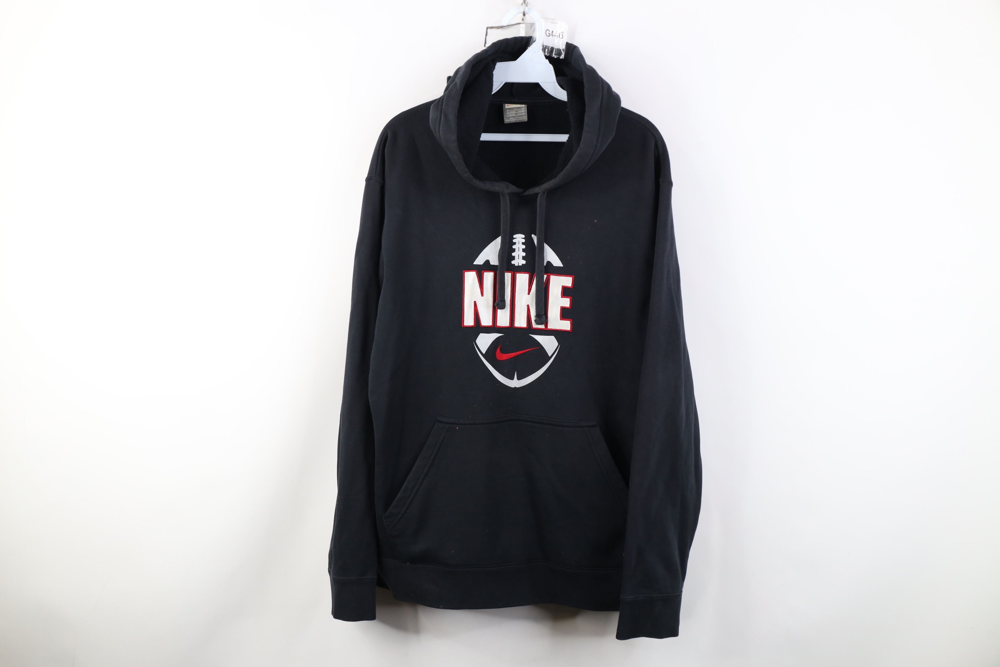 Nike Vintage Y2K Nike Football Travis Scott Center Swoosh Hoodie Size US S / EU 44-46 / 1 - 1 Thumbnail