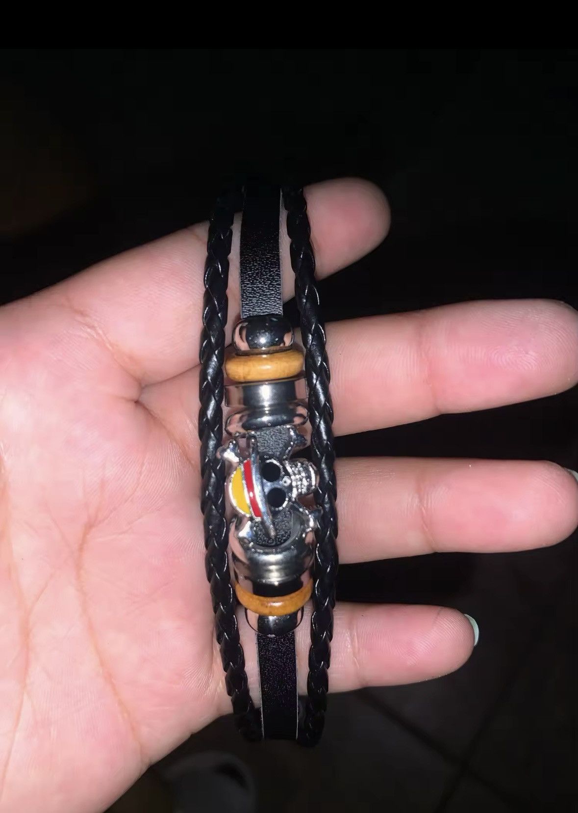 Designer Anime one piece bracelet PU luffy bracelet Size ONE SIZE - 6 Thumbnail