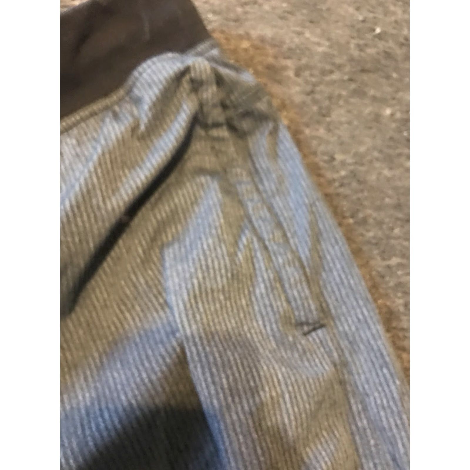 Lululemon Lululemon Mens XL Striped Jogger Pants Drawstring Waist Lightweight Elastic Breathable Casual Workwear Pocketed Gray Polyester Straight Leg Size US 36 / EU 52 - 3 Thumbnail