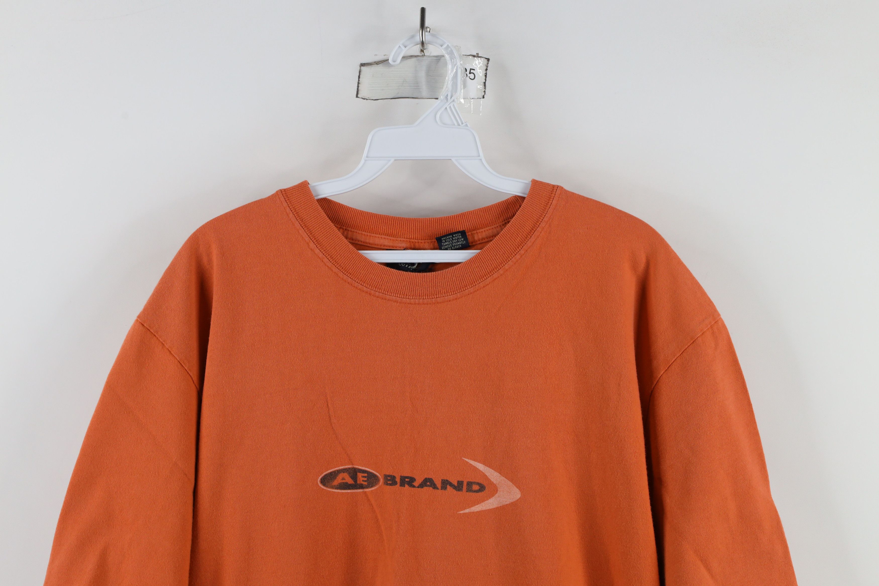 American Eagle Outfitters × Vintage Vintage 90s American Eagle Outfitters Spell T-Shirt Orange Size US L / EU 52-54 / 3 - 2 Thumbnail