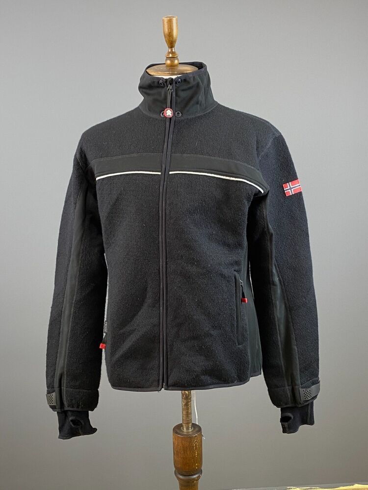 image of Avant Garde x Dale Of Norway Zip Ski Jacket in Black, Women's (Size XL)