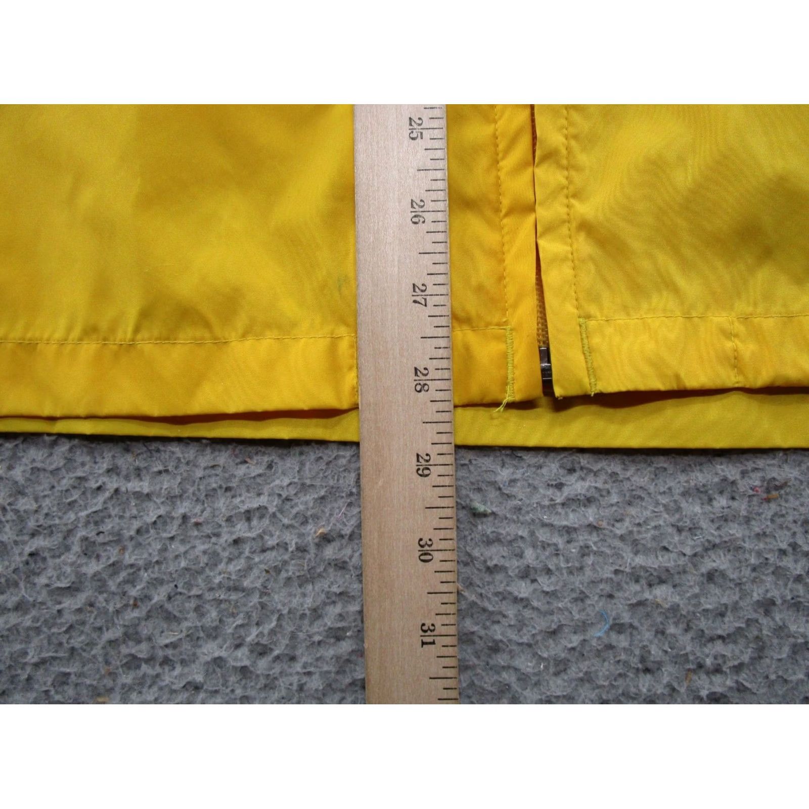 Eddie Bauer VINTAGE Eddie Bauer Ebtek Men's Yellow Hooded Rain Jacket Parka Anorak Coat Jacket Size US M / EU 48-50 / 2 - 7 Thumbnail