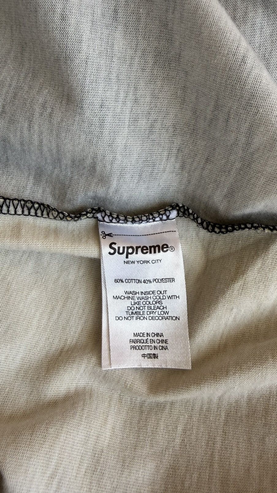 Supreme Supreme Dash Snow Skitching T-Shirt Black Graphic Tee Size M Size US M / EU 48-50 / 2 - 4 Thumbnail