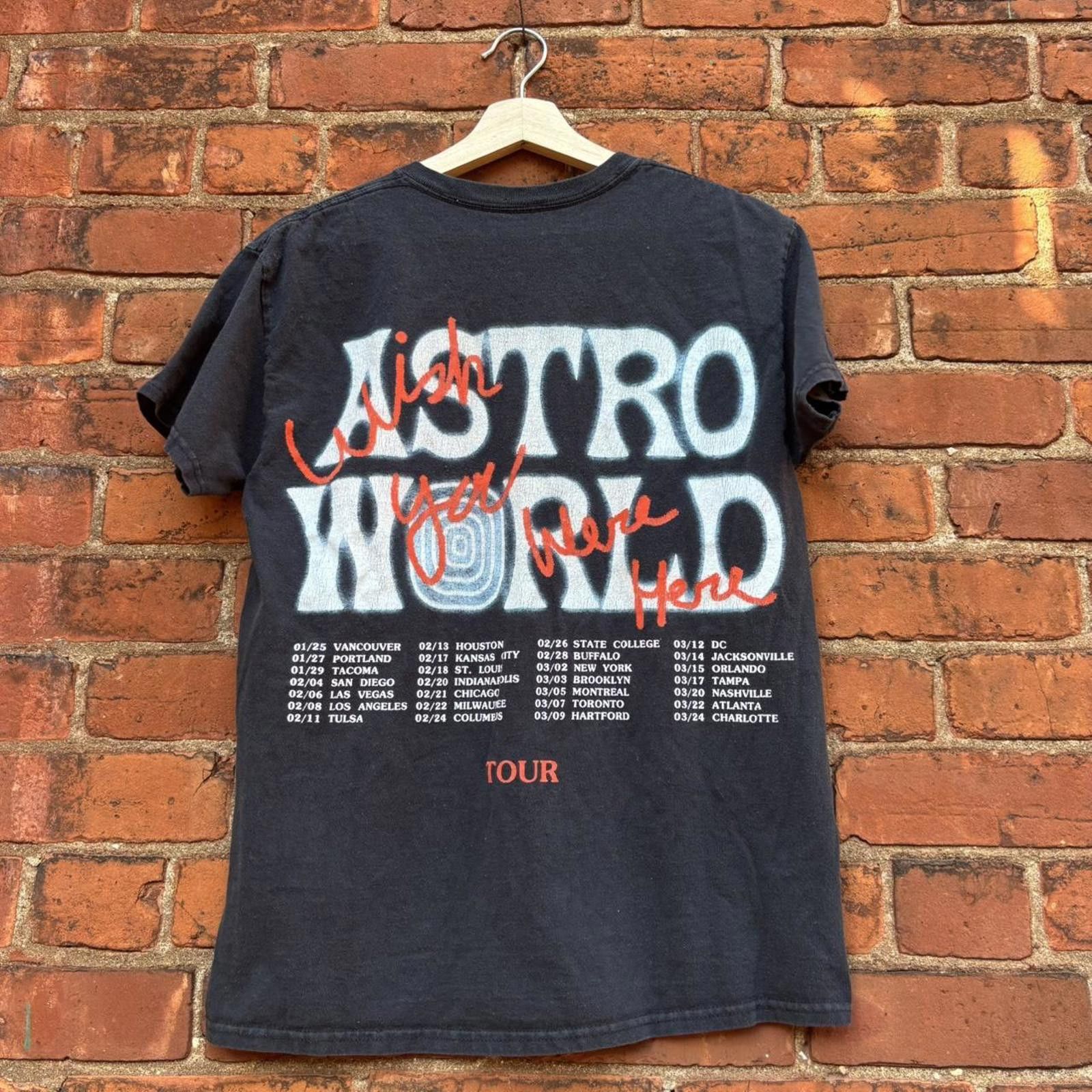 Travis Scott Travis Scott Astro world tour t shirt S Size US S / EU 44-46 / 1 - 4 Thumbnail