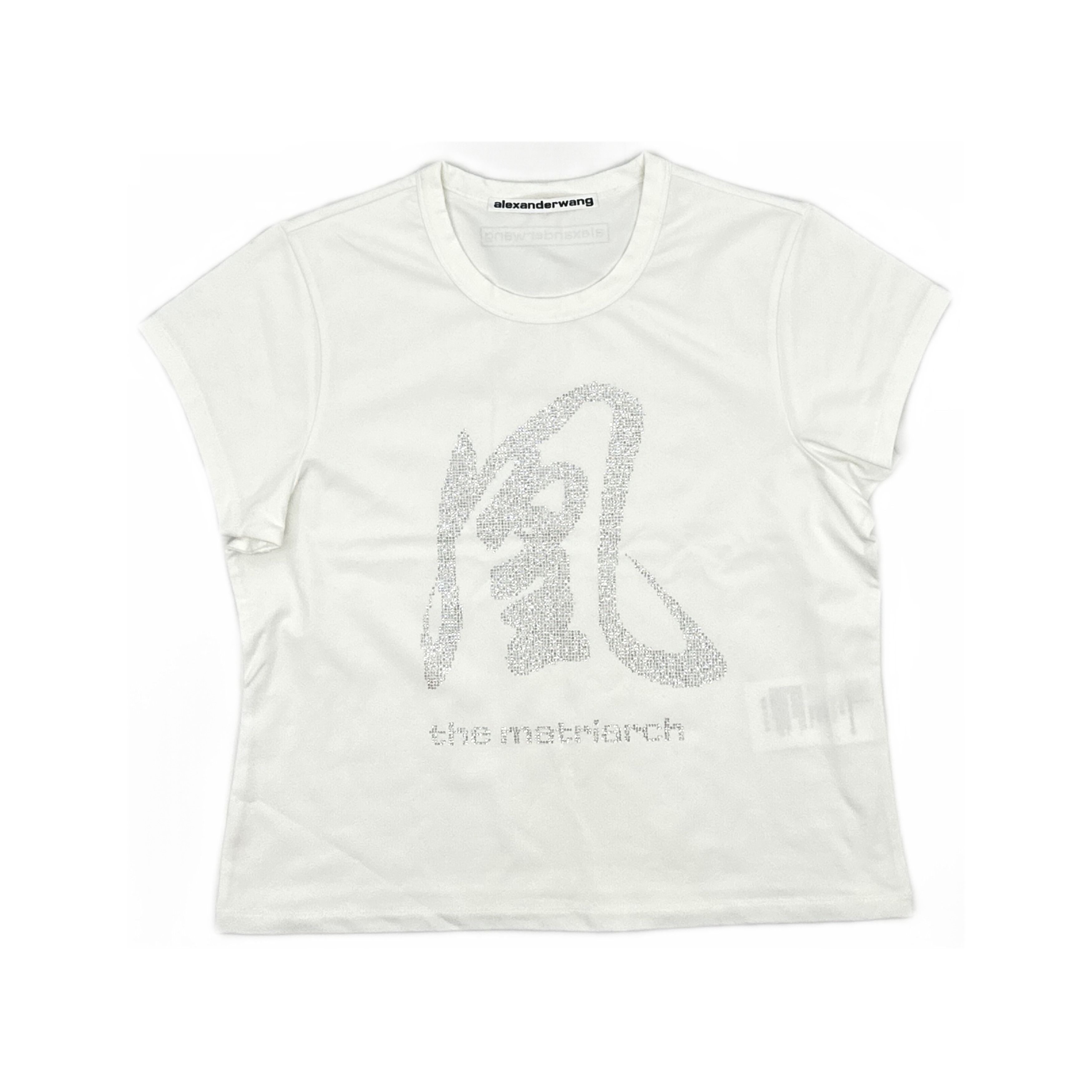 Alexander Wang Alexander Wang Crystal Logo T-Shirt Size XL Size XL / US 12-14 / IT 48-50 - 1 Thumbnail