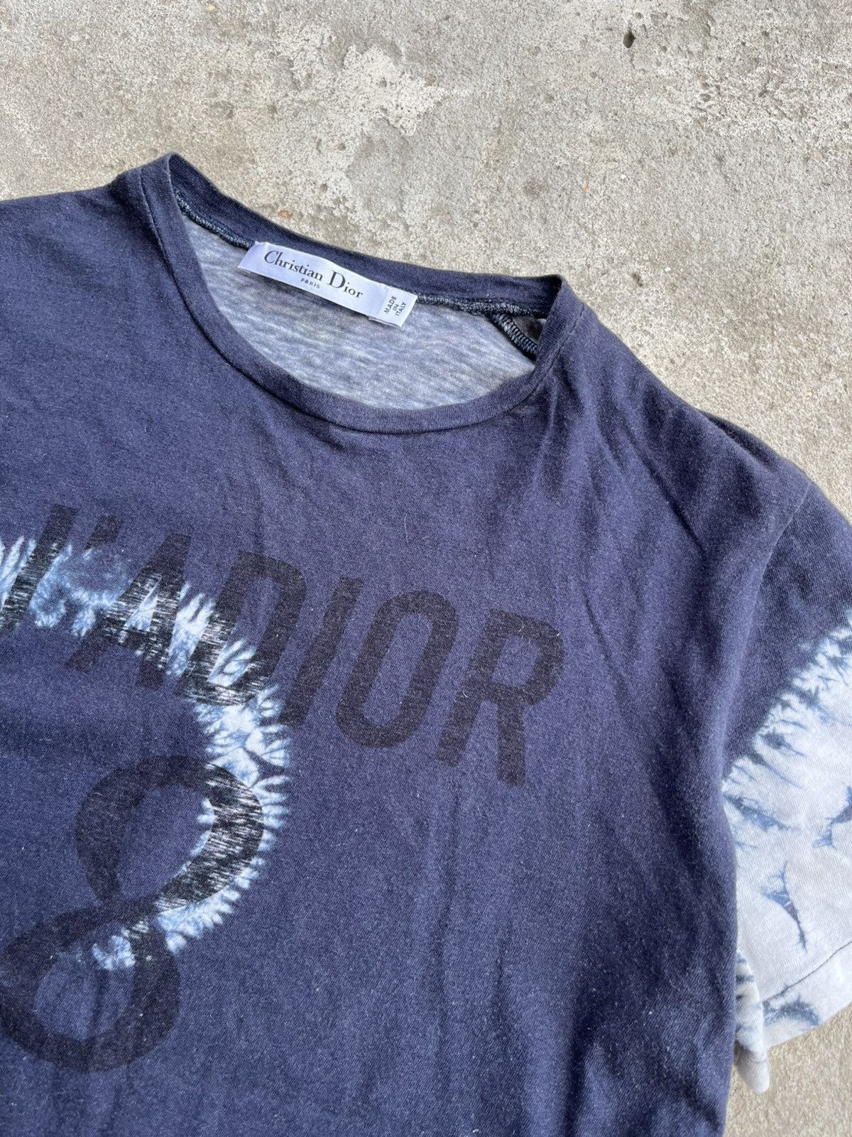 Dior SS’20 Christian Dior J’adior 8 Big Logo Tie Dye T-shirt Tee Size S / US 4 / IT 40 - 13 Thumbnail