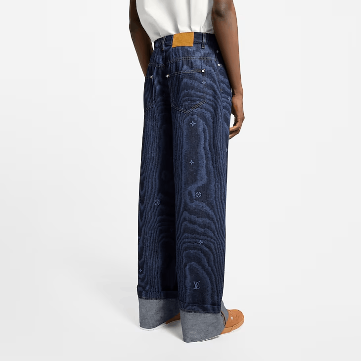 Louis Vuitton Cuffed Denim Skate Trousers Size 40S - 3 Thumbnail