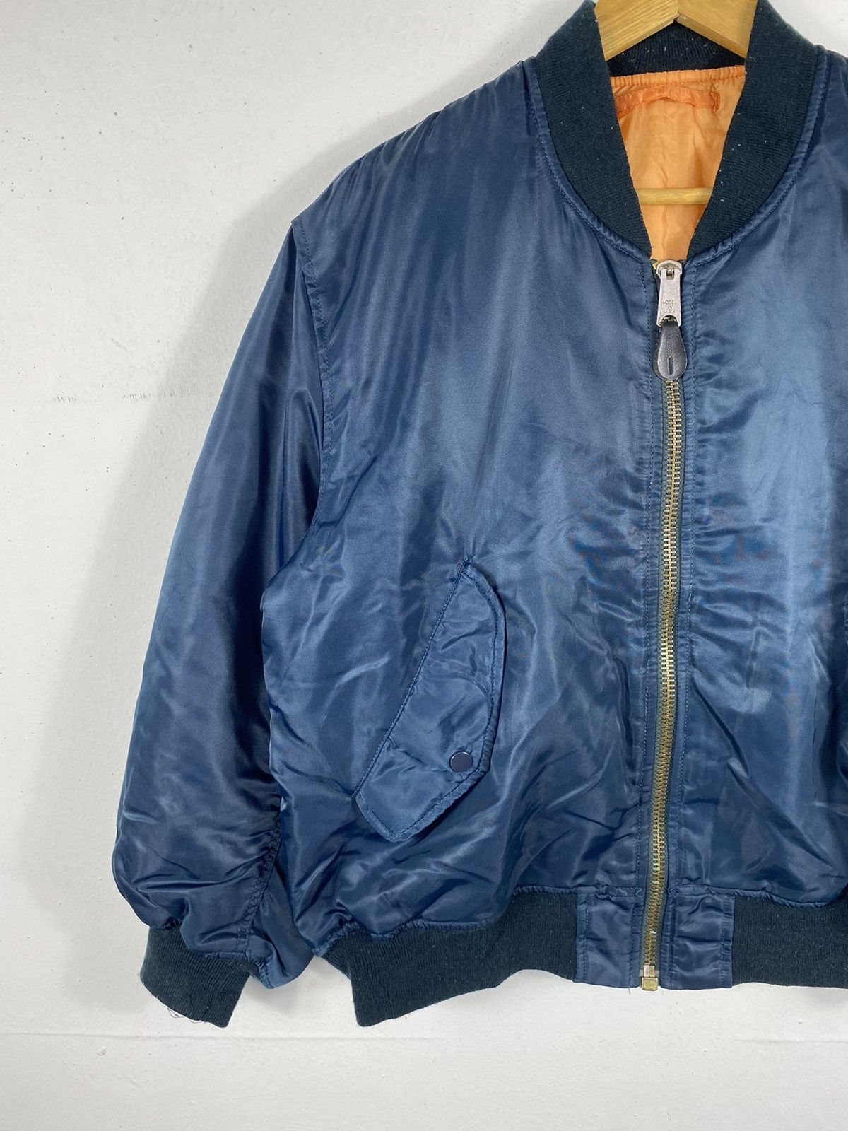 Vintage Flyers Man Intermediate MA-1 Bomber Zipper Jacket Size US M / EU 48-50 / 2 - 3 Thumbnail