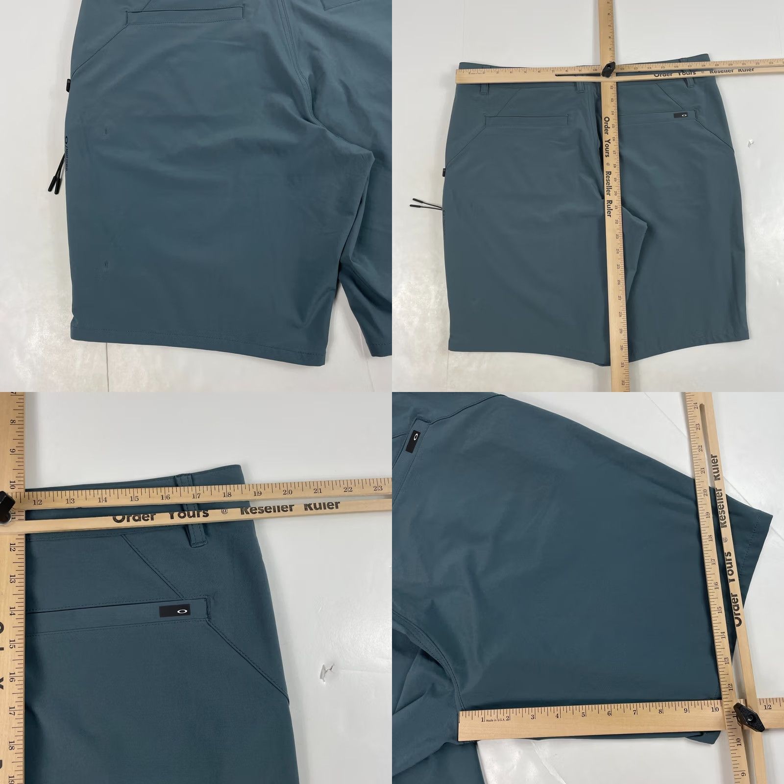 Oakley Oakley Shorts Mens 36 x 10 Blue Performance Golf Chino Golfer Golfing Stretch - 36in Waist Size US 36 / EU 52 - 8 Thumbnail