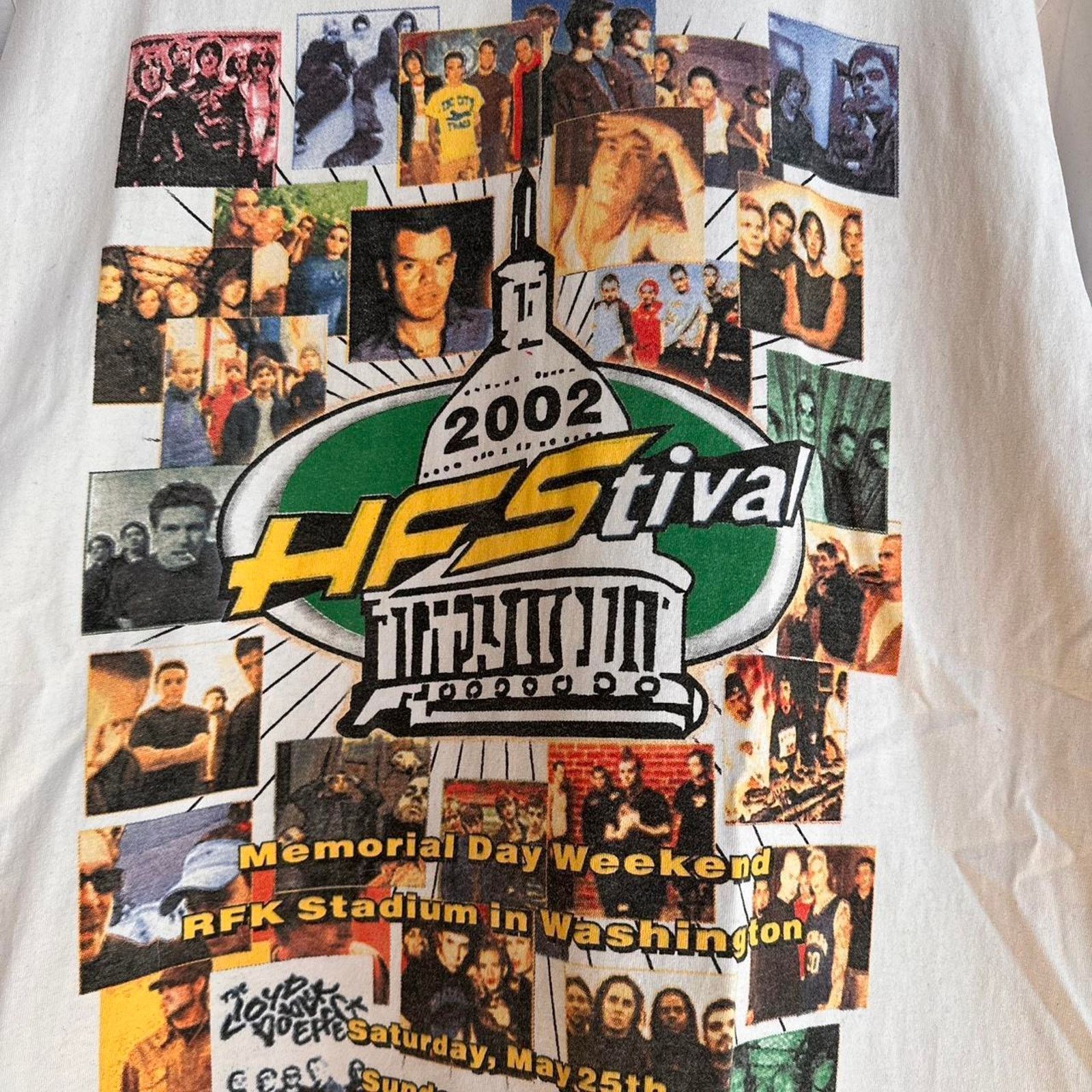 Band Tees × Rap Tees Vintage 2002 Eminem HFST Festival Shirt Size US M / EU 48-50 / 2 - 3 Thumbnail