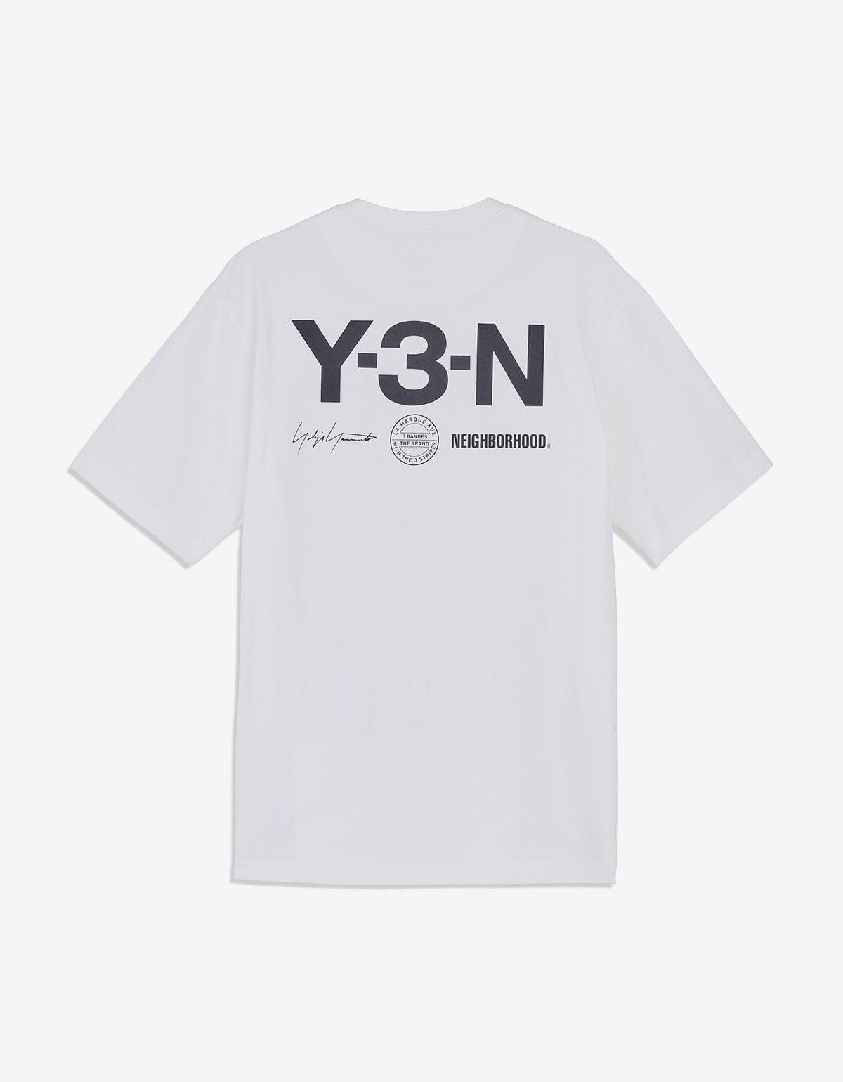 Y-3 Y-3 Neighborhood White Graphic T-Shirt Size US S / EU 44-46 / 1 - 3 Thumbnail