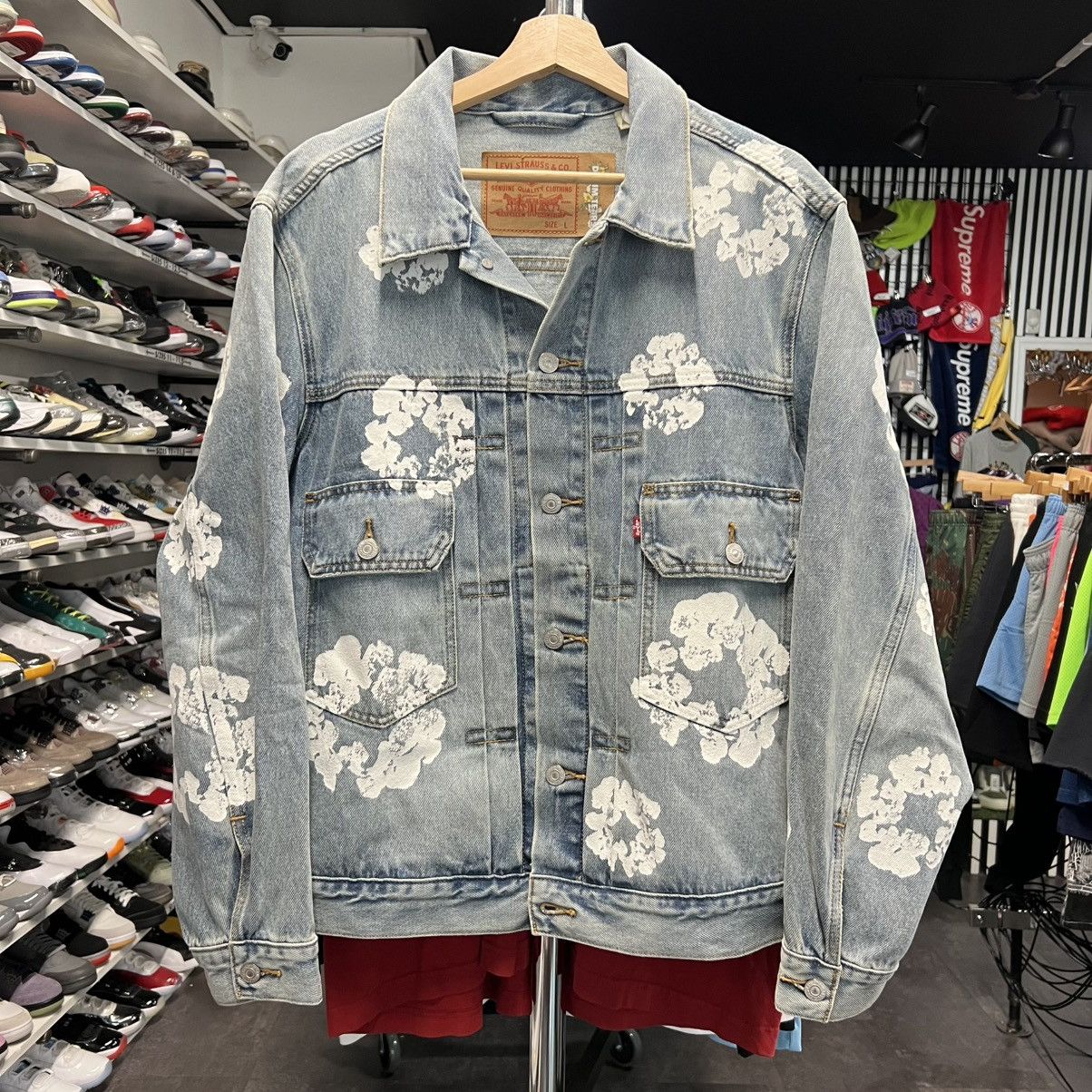 DENIM TEARS × Levi's Denim Tears x Levi's Jacket Size US L / EU 52-54 / 3 - 1 Thumbnail