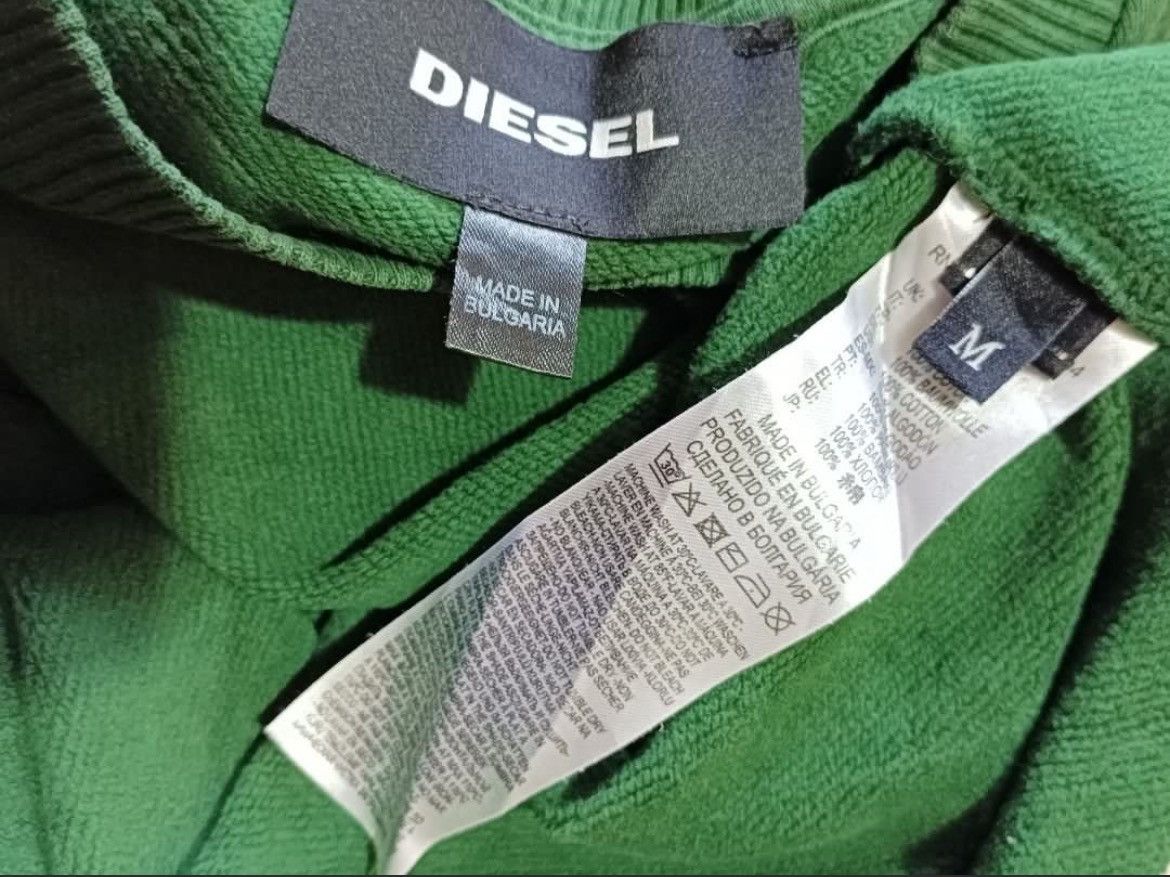 Diesel × Japanese Brand Diesel Spell Out Sweatshirt Size US L / EU 52-54 / 3 - 4 Thumbnail