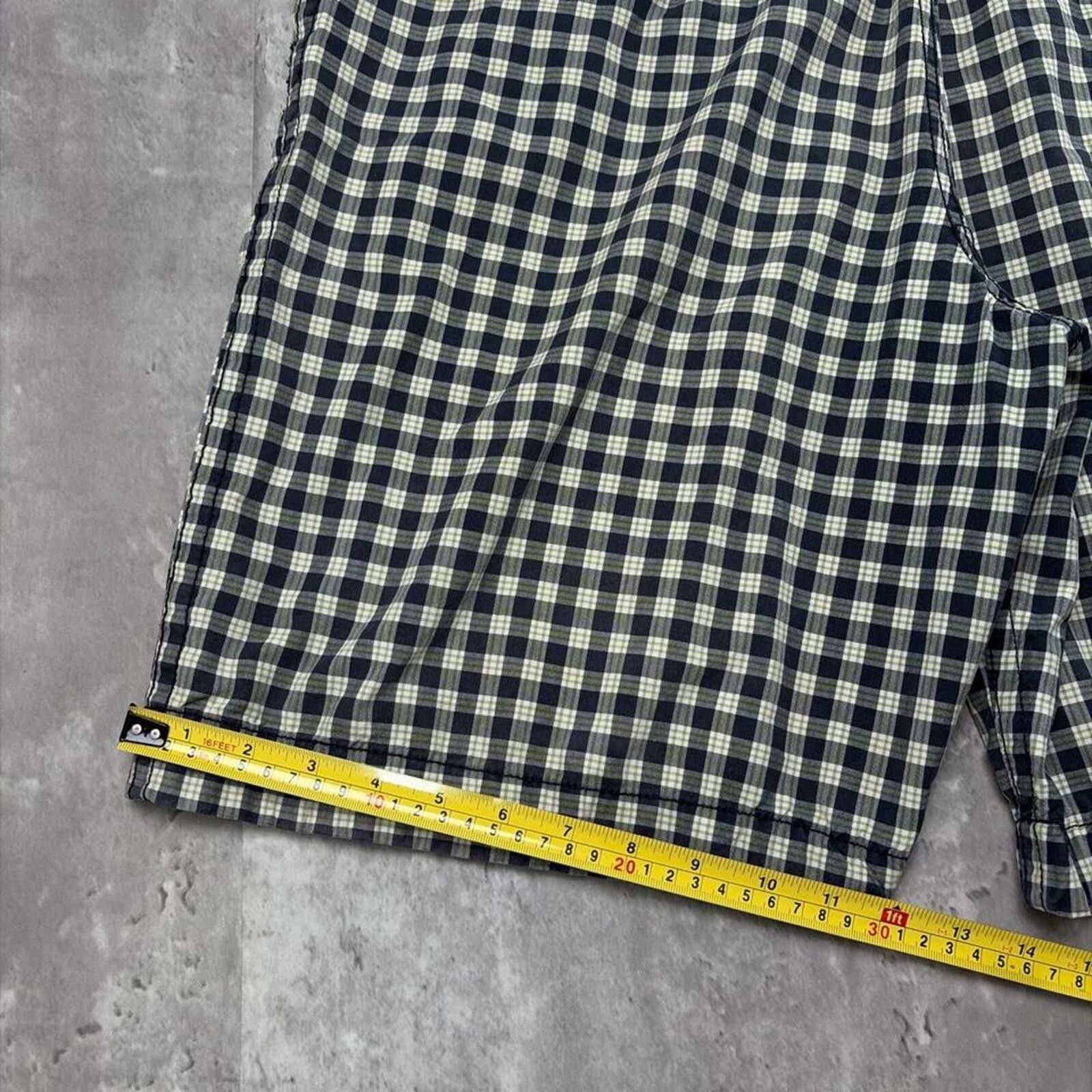 Aeropostale Y2K Black Aeropostale Grunge Gothic Plaid Surf Baggy Shorts Size US 36 / EU 52 - 8 Thumbnail