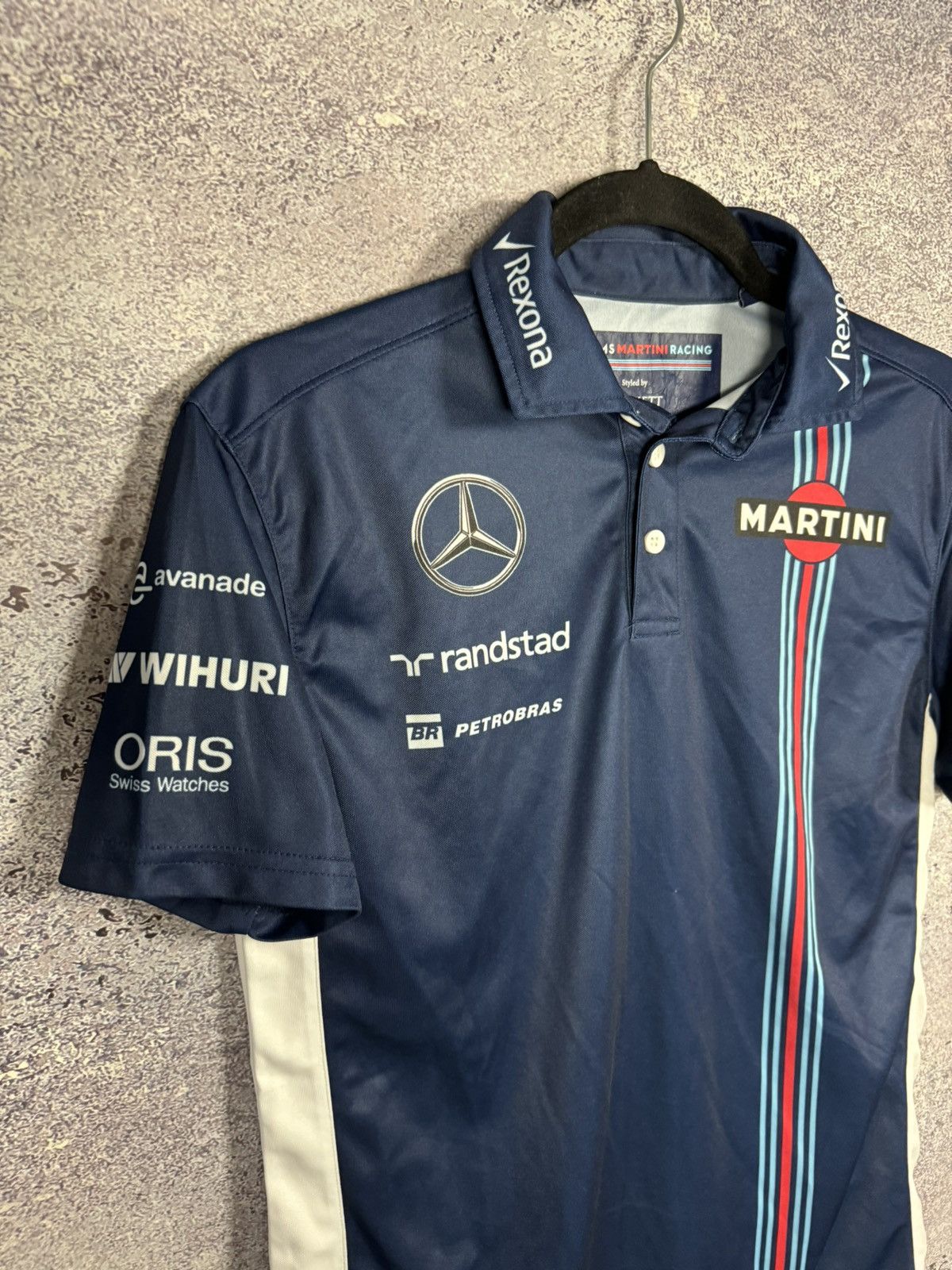 Formula 1 × R.M. Williams Williams Martini Racing Hackett Mercedes Team F-1 Blokcore Size US XS / EU 42 / 0 - 7 Thumbnail