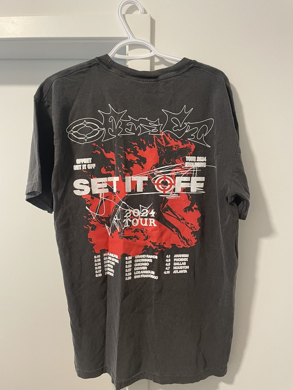 Vintage Offset Set It Off Tour Tee size large Size US L / EU 52-54 / 3 - 2 Thumbnail