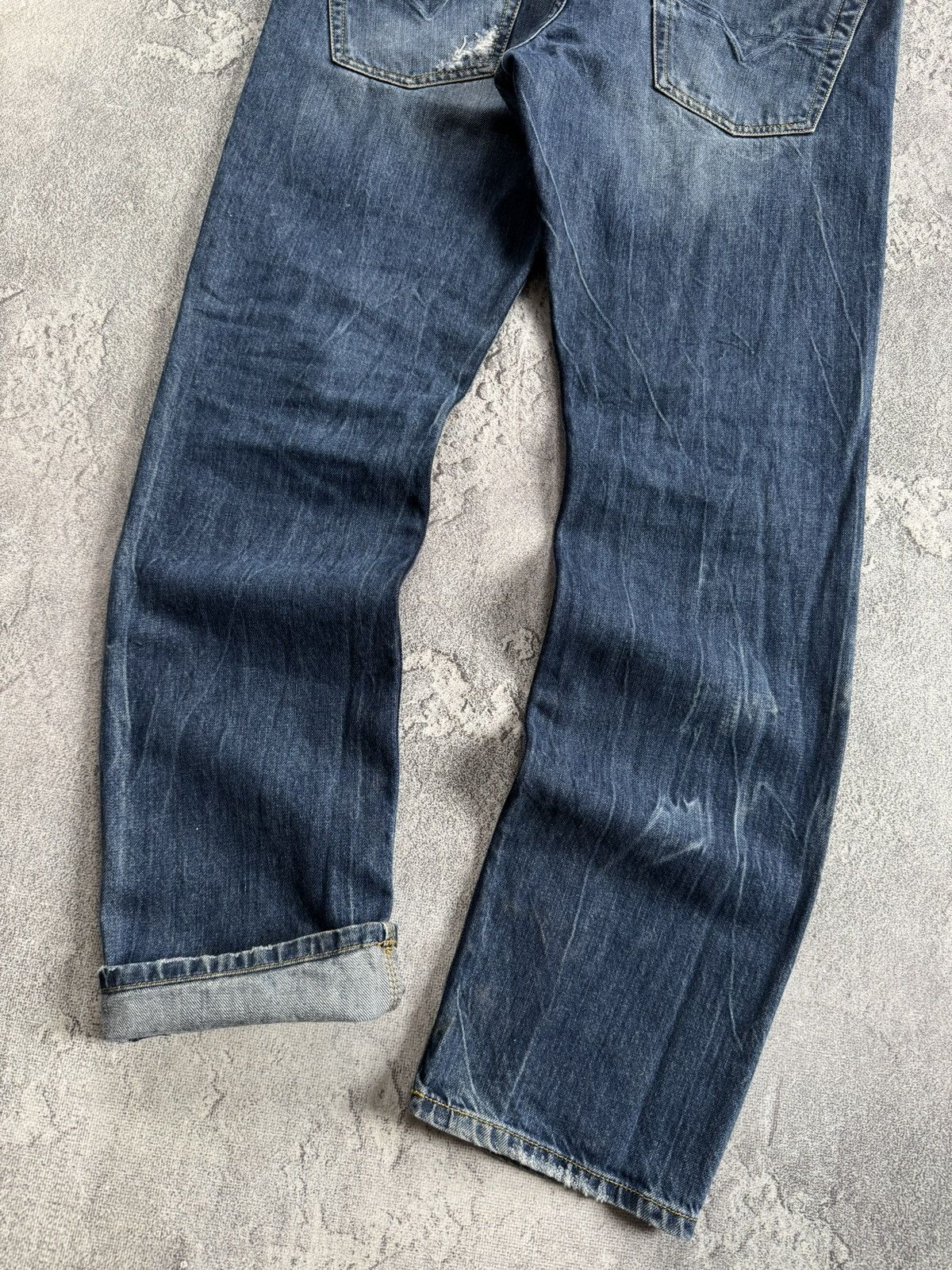 Diesel Diesel 31/30 Krooley distressed denim pants trousers jeans Size US 31 - 2 Thumbnail