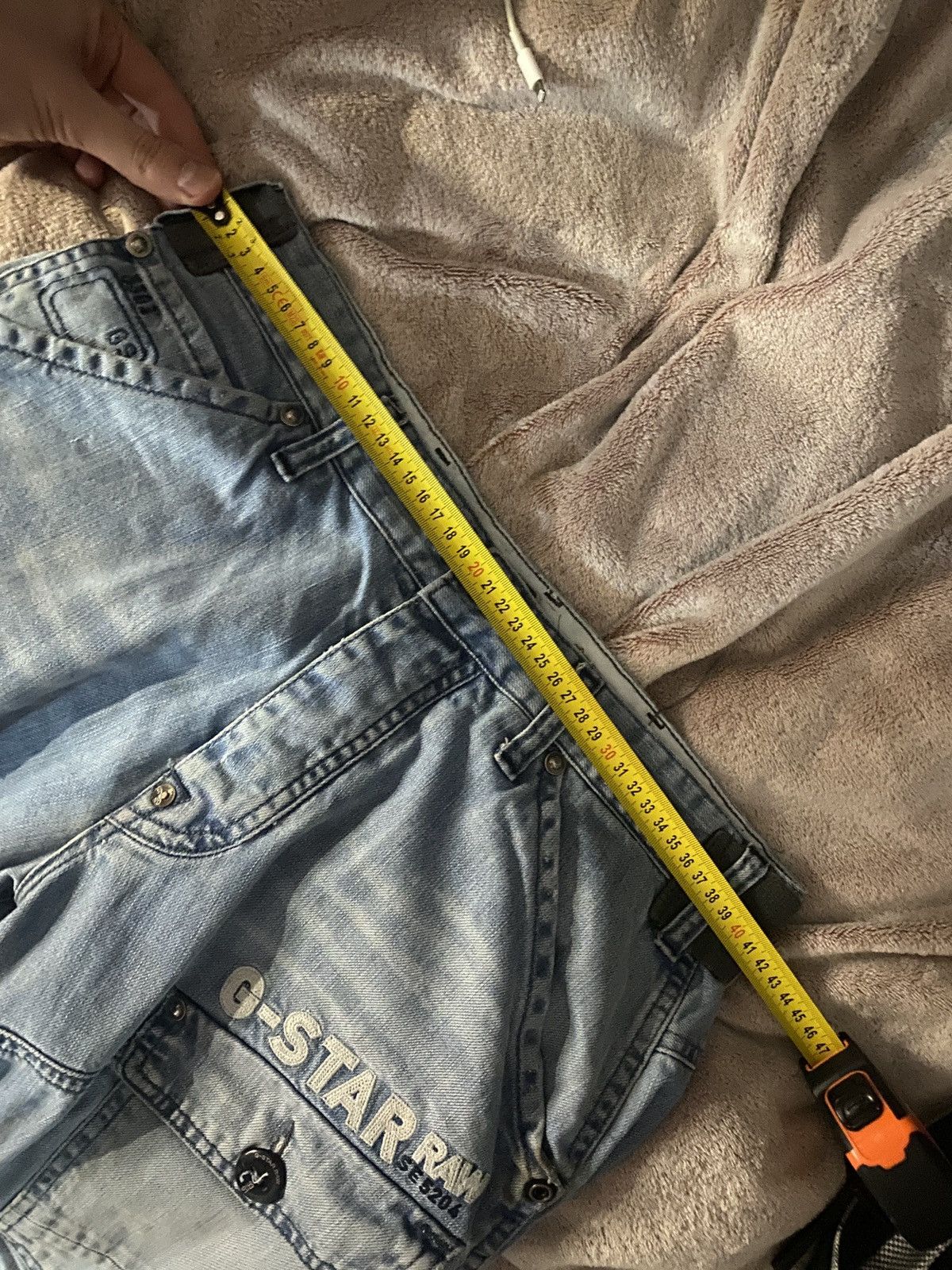 G-Star Vintage G-Star Raw SE 5204/3301 Cargo Elwood Jeans Size US 32 / EU 48 - 16 Thumbnail