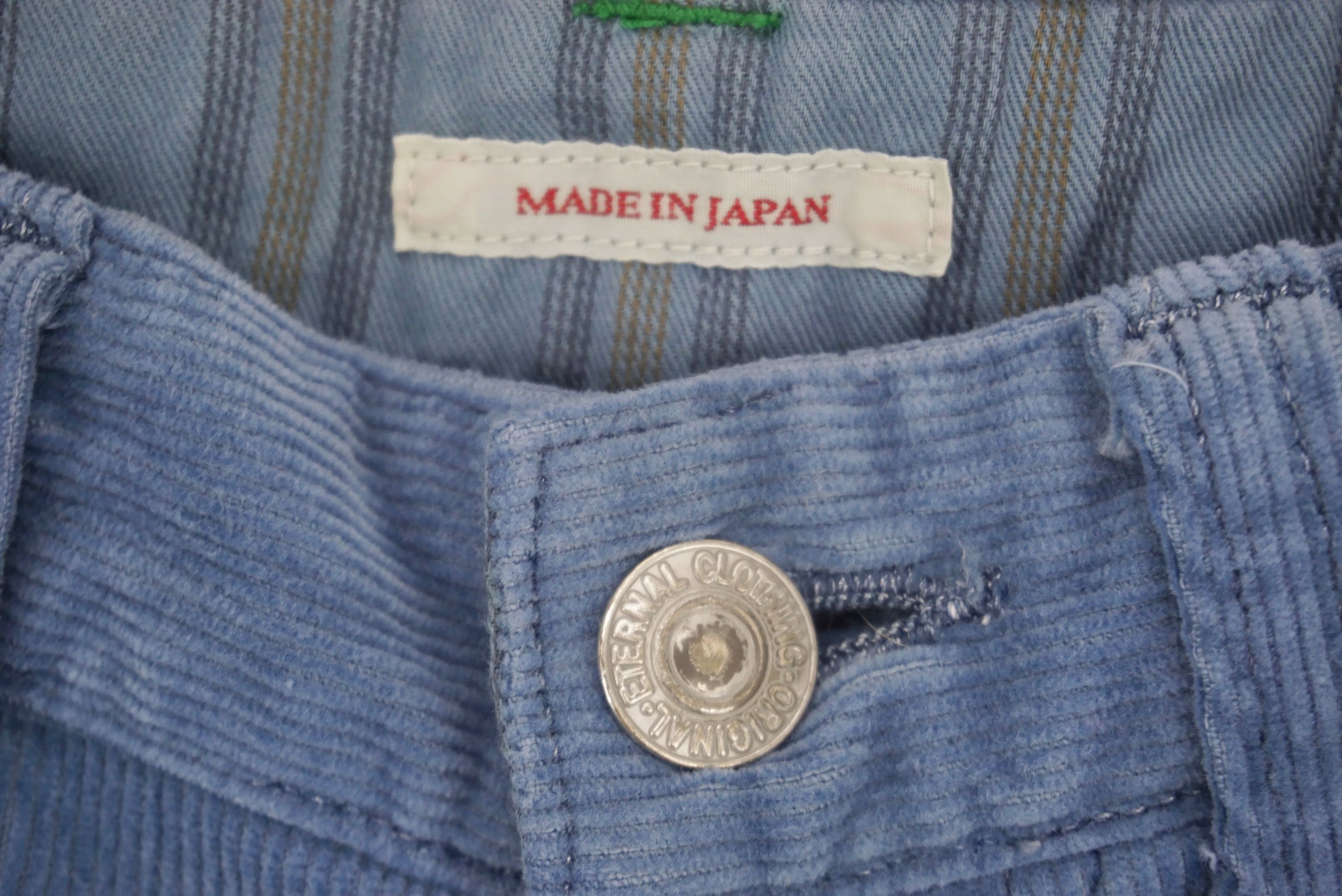 Japanese Brand Eternal Pants Size W30xL23.5 Cropped Corduroy Jorts Japan Size US 30 / EU 46 - 7 Thumbnail